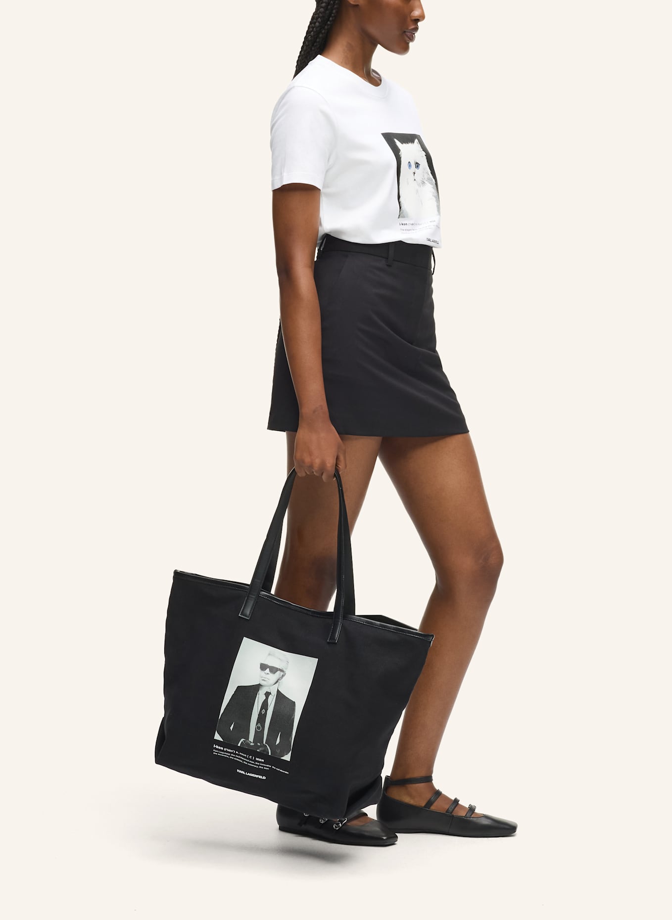 KARL LAGERFELD Shopper: SCHWARZ