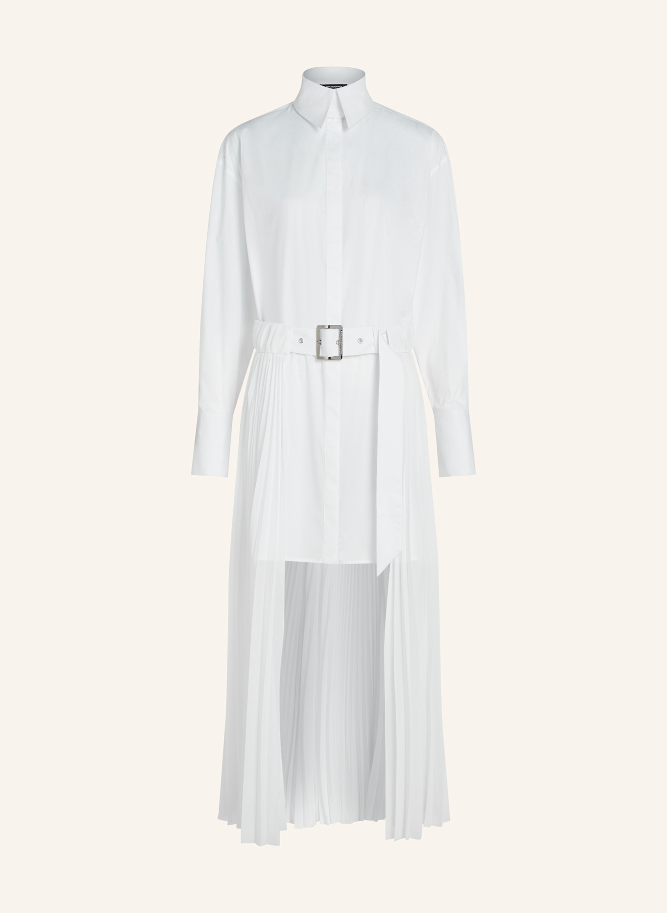 KARL LAGERFELD Kleid: WEISS