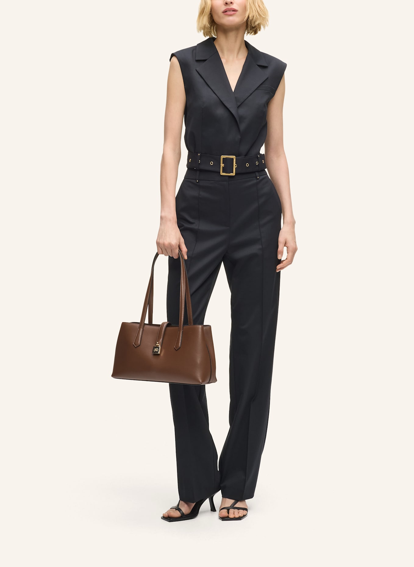 KARL LAGERFELD Weste: SCHWARZ