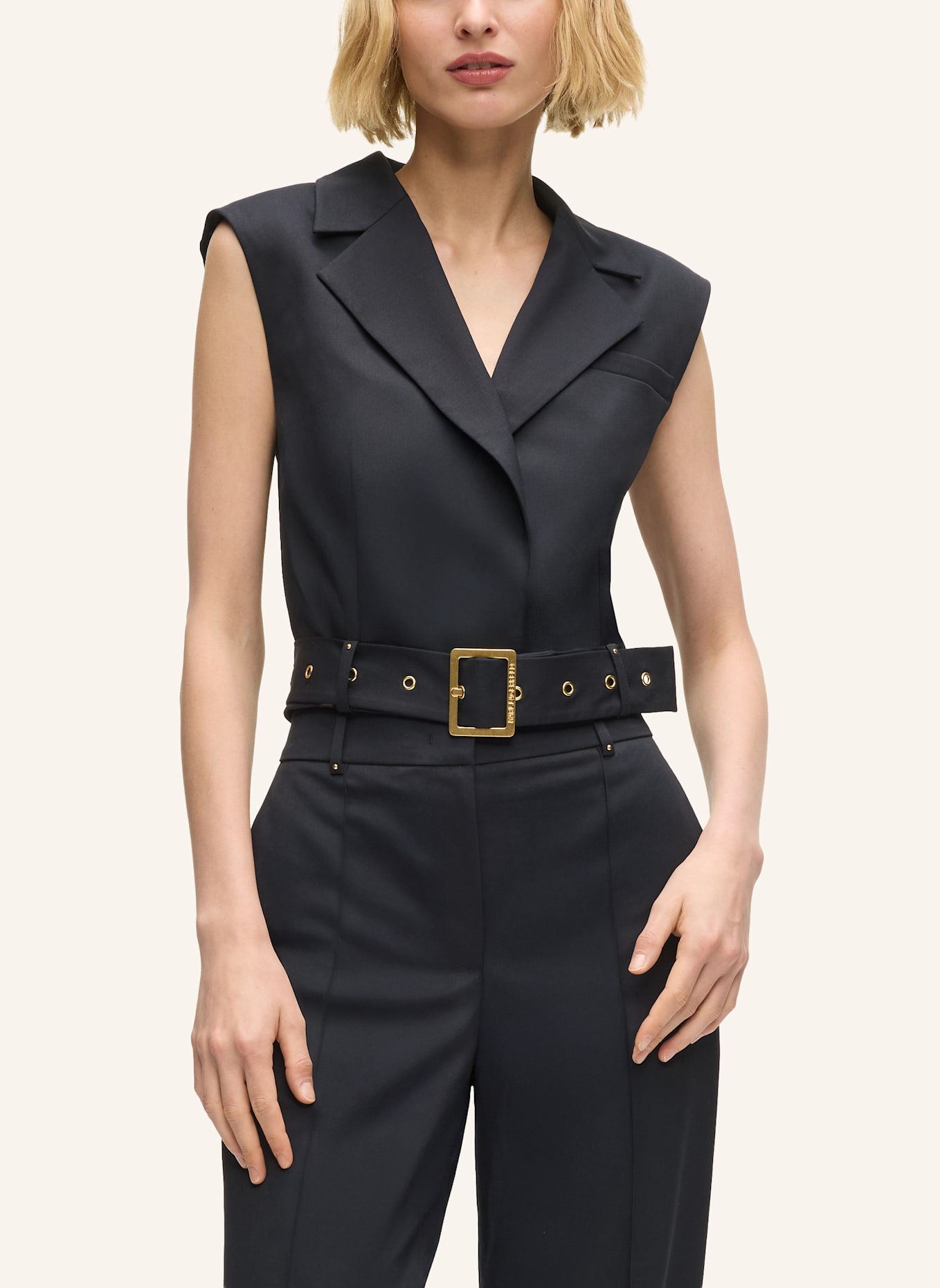 KARL LAGERFELD Weste: SCHWARZ