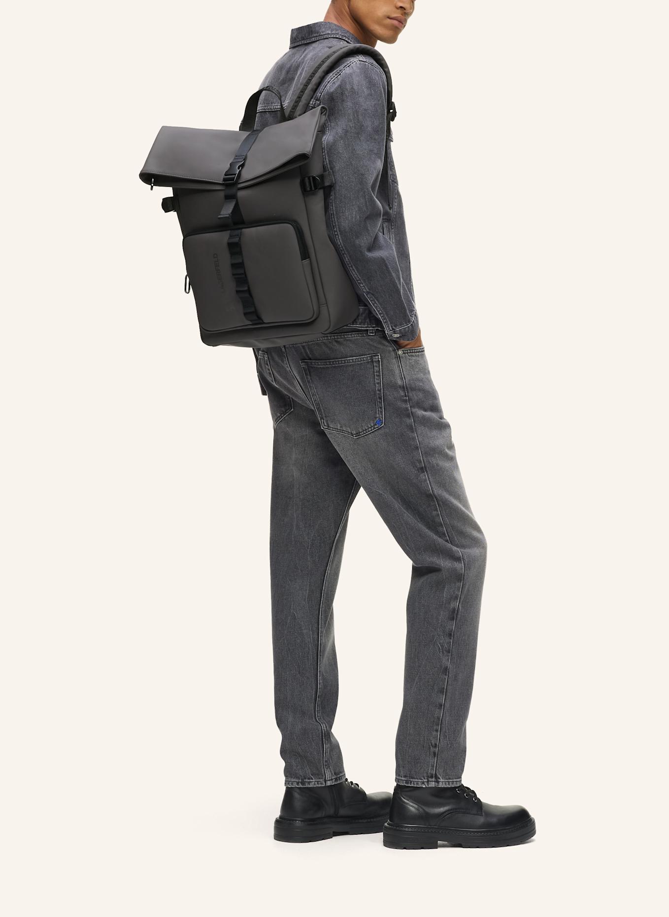 KARL LAGERFELD JEANS Rucksack: DUNKELGRAU