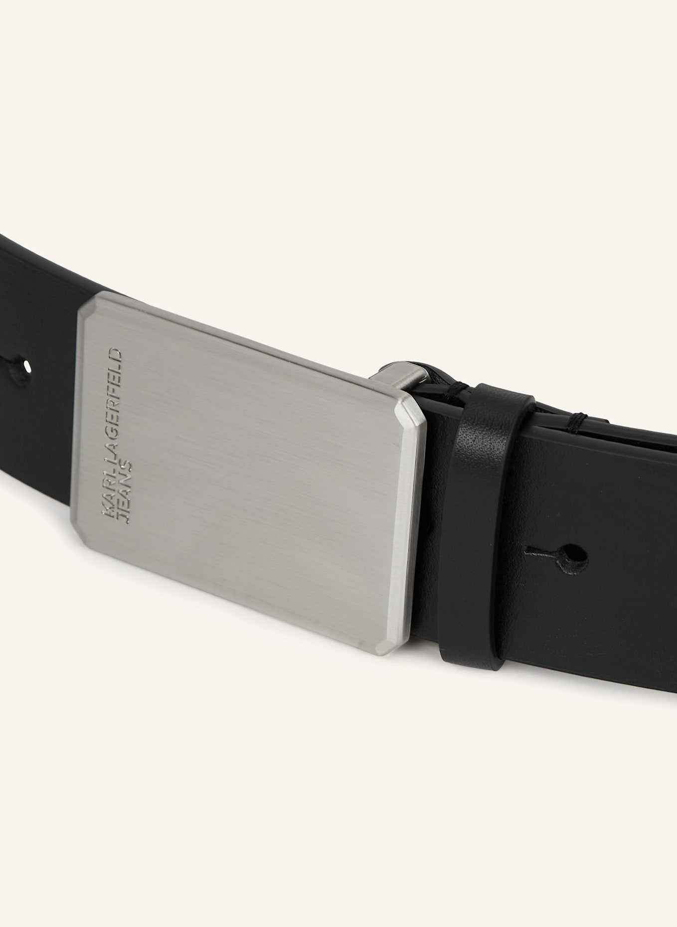 KARL LAGERFELD JEANS Gürtel: SCHWARZ