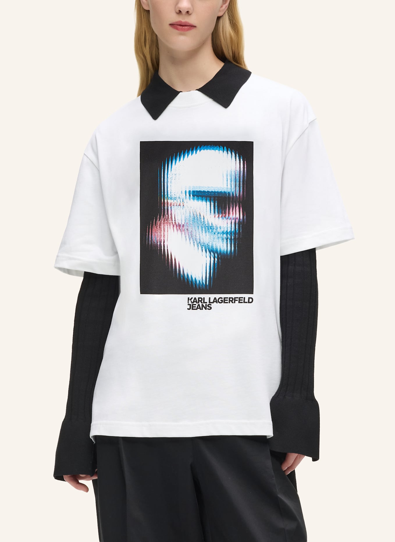 KARL LAGERFELD JEANS T-shirt: WEISS