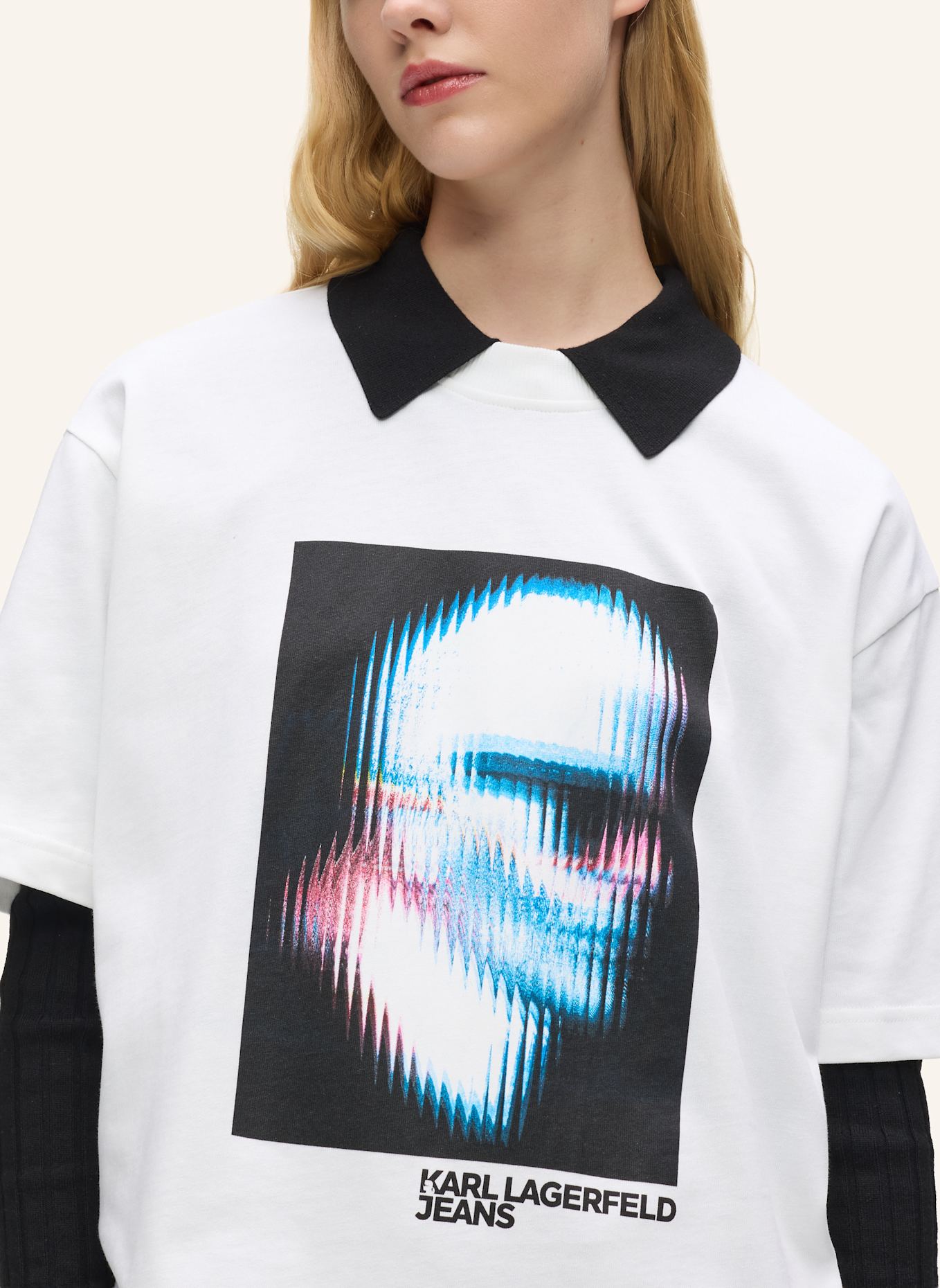 KARL LAGERFELD JEANS T-shirt: WEISS