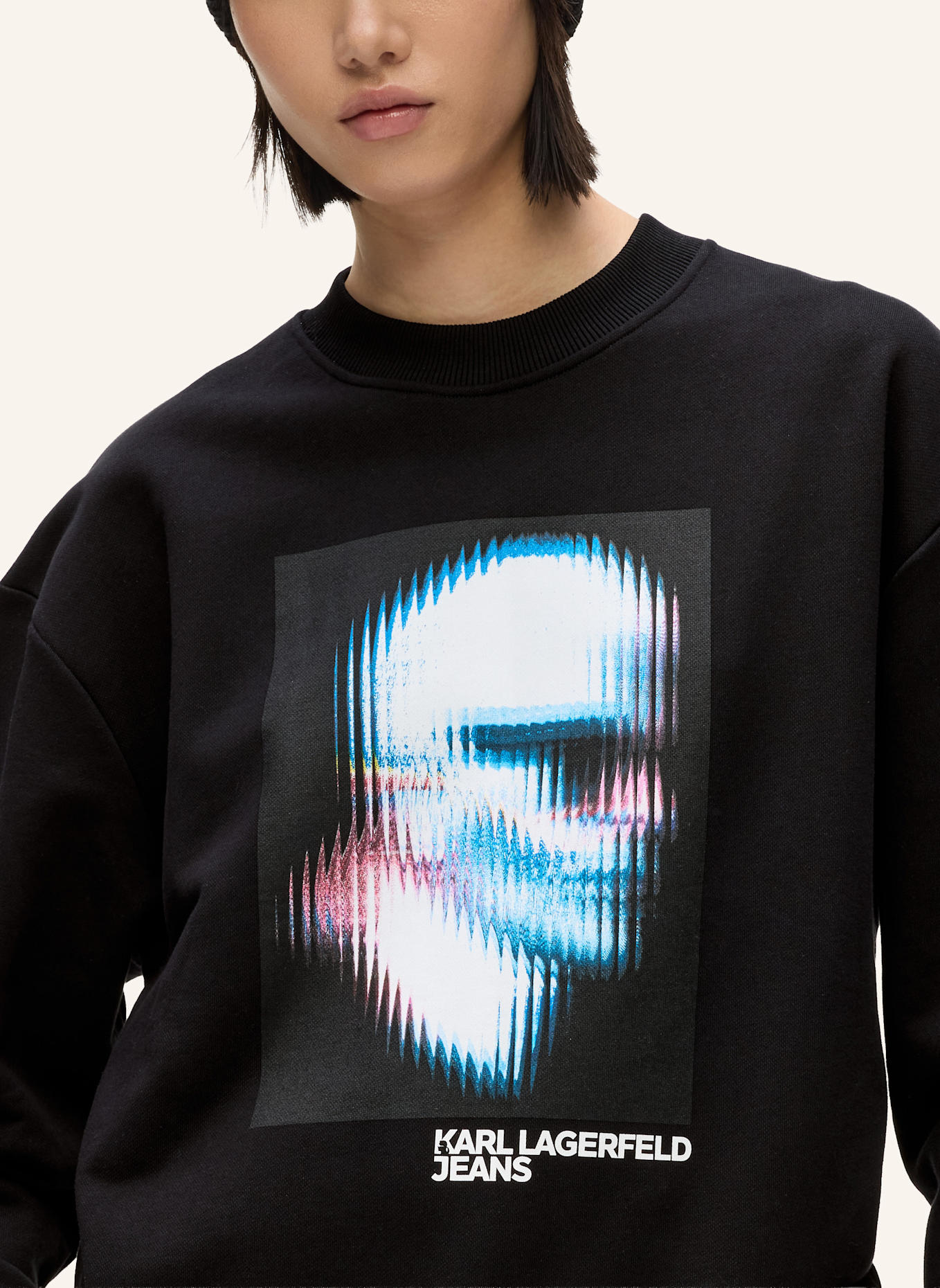 KARL LAGERFELD JEANS Sweatshirt: SCHWARZ