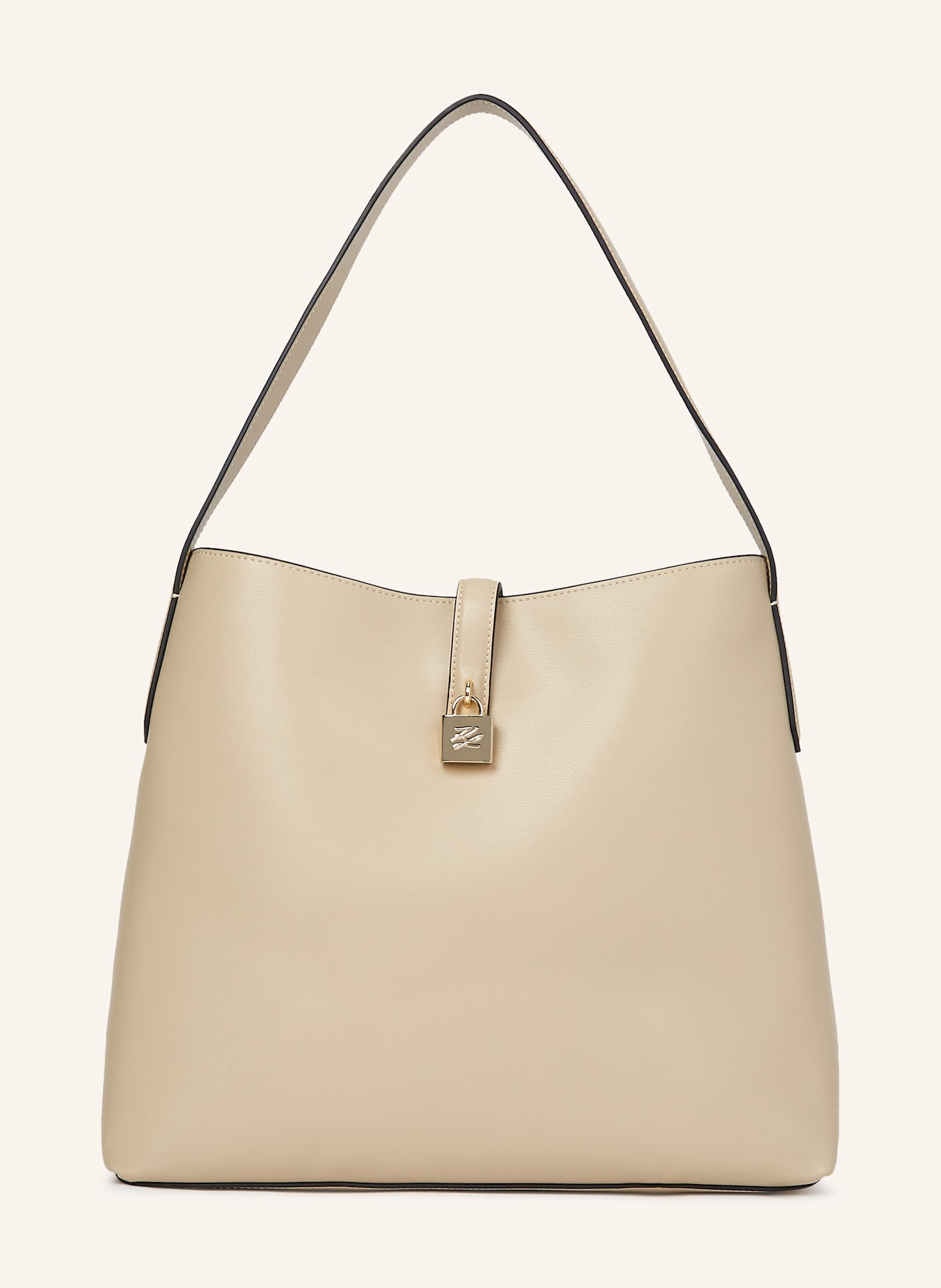 KARL LAGERFELD Hobo-Bag: BEIGE