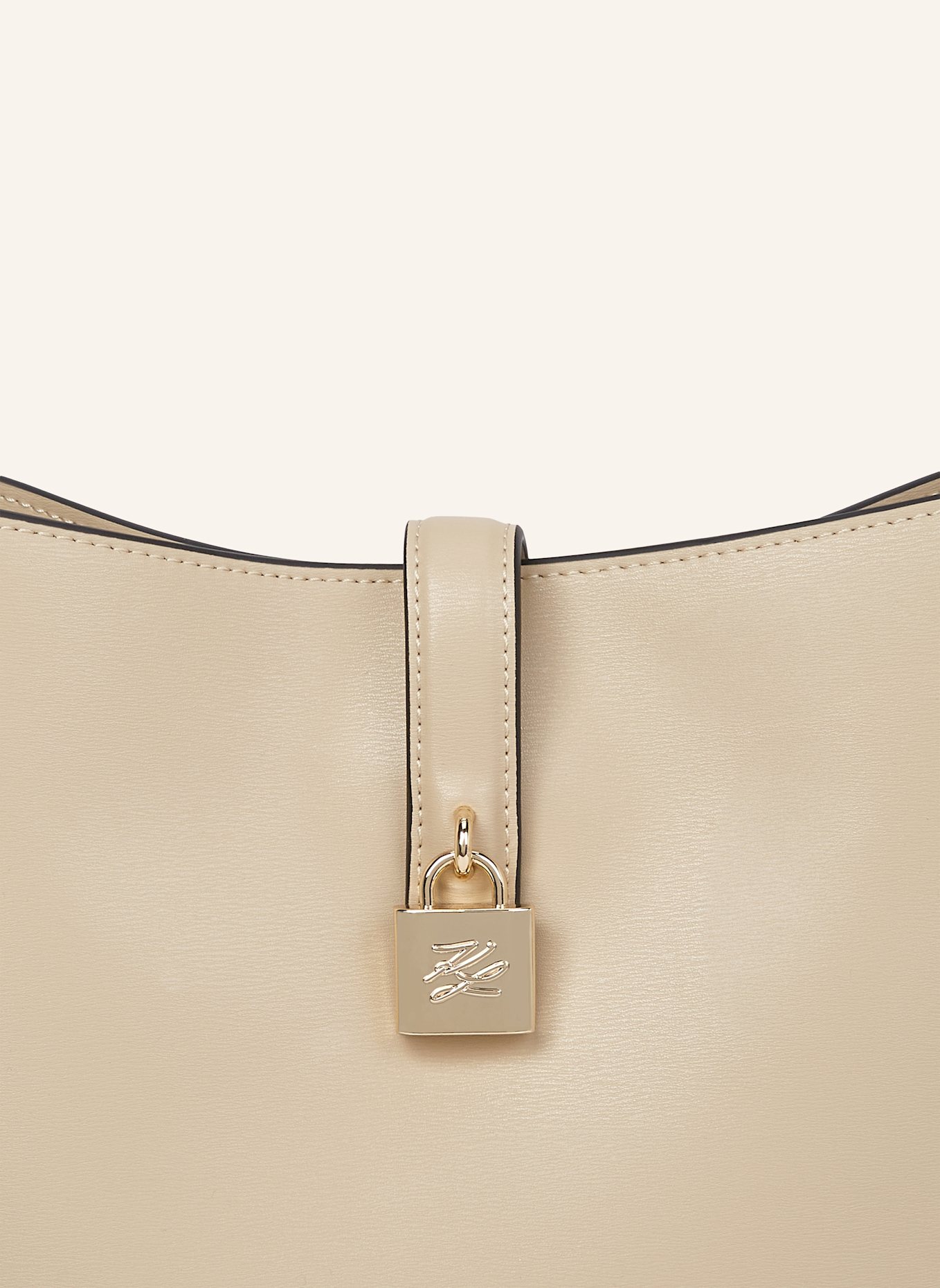 KARL LAGERFELD Hobo-Bag: BEIGE