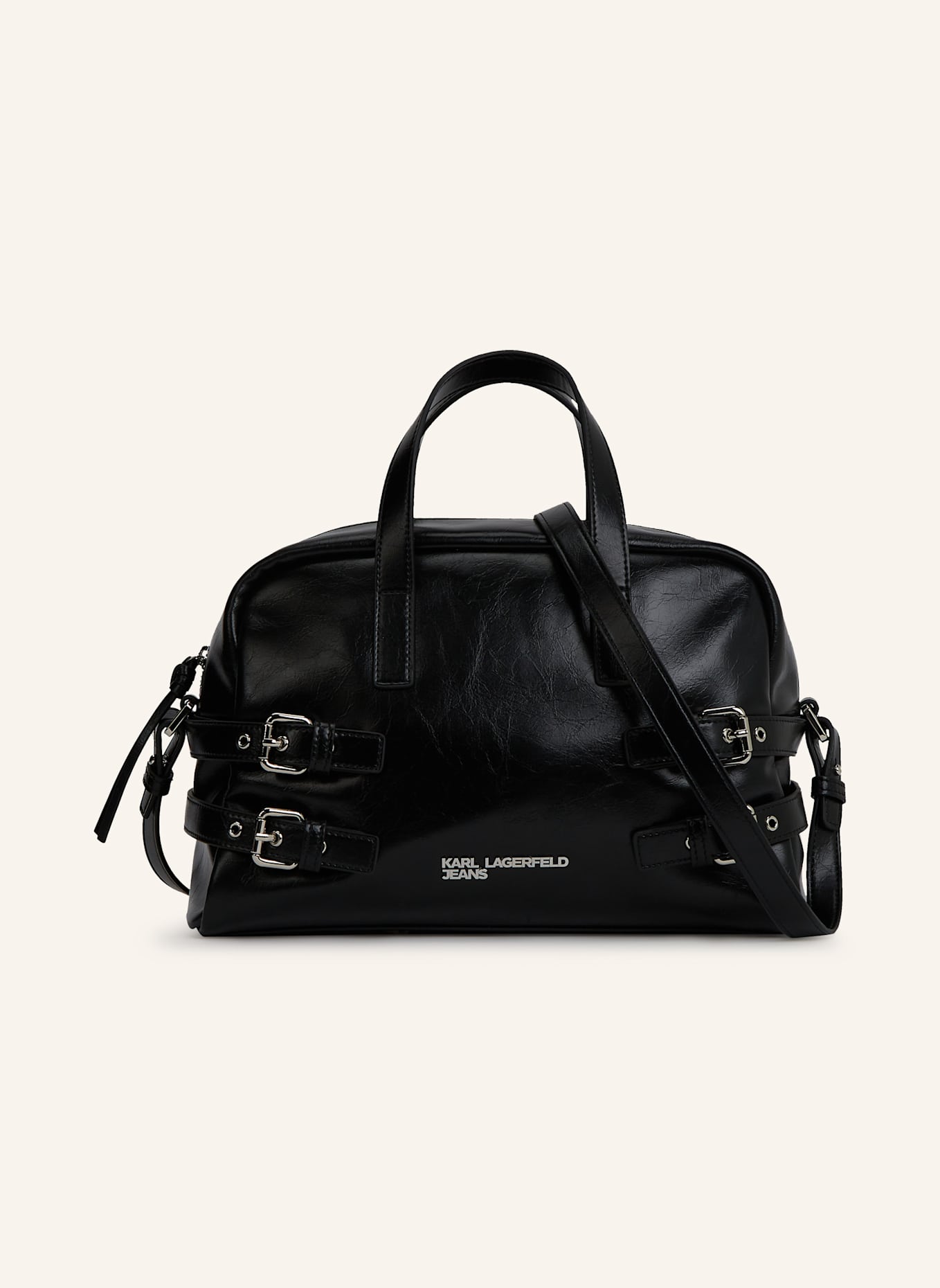 KARL LAGERFELD JEANS Bowlingtasche: SCHWARZ