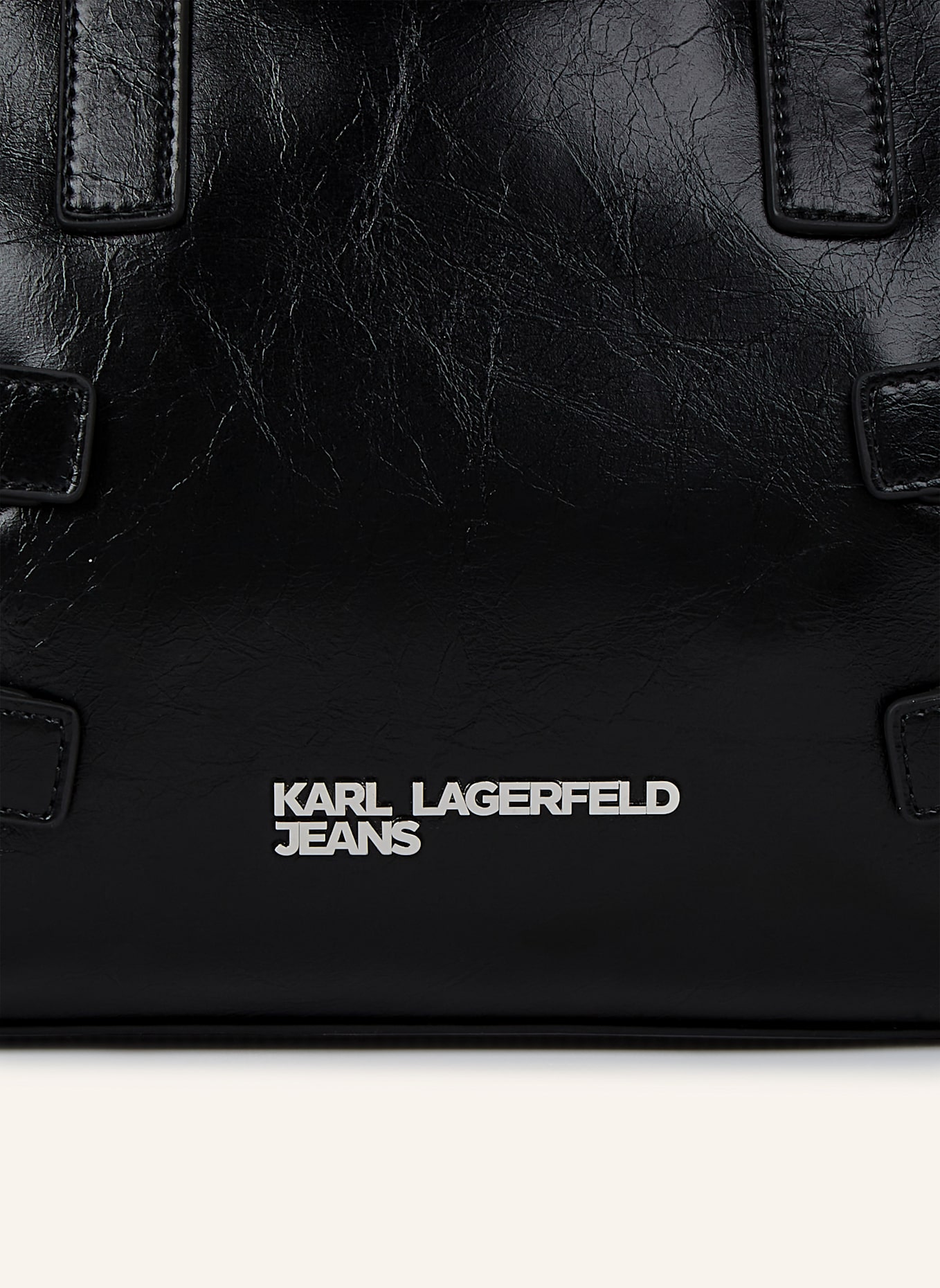 KARL LAGERFELD JEANS Bowlingtasche: SCHWARZ