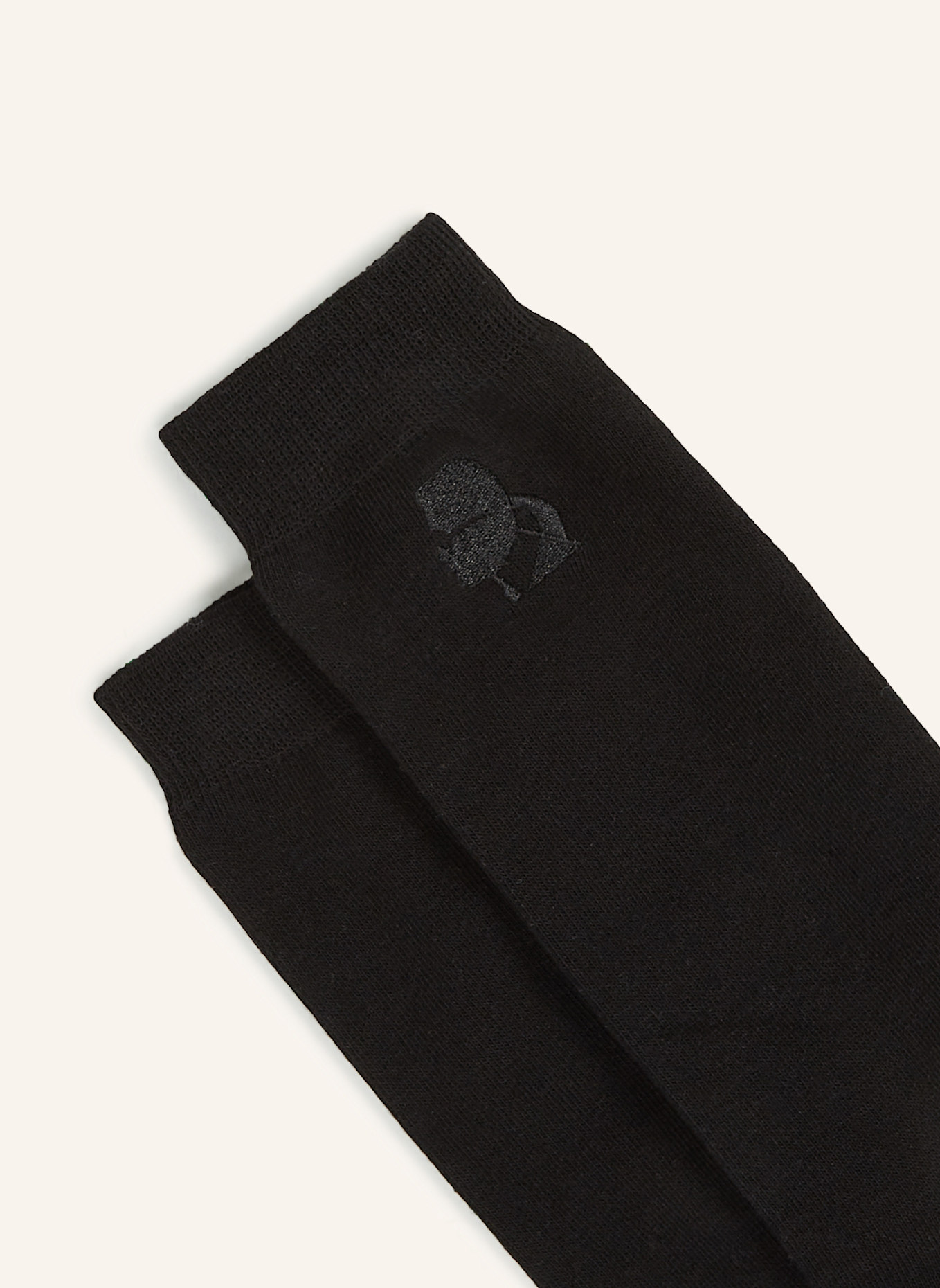 KARL LAGERFELD Socken: SCHWARZ