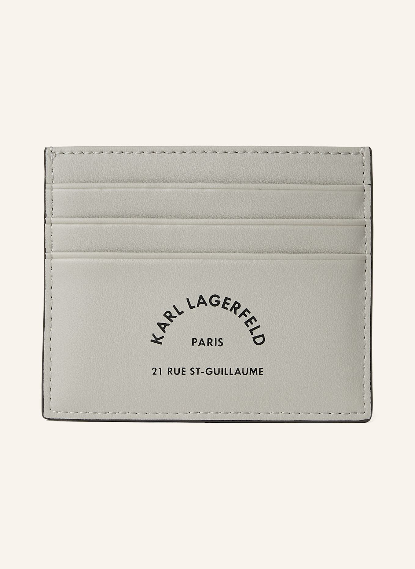 KARL LAGERFELD Kartenetui: SCHWARZ