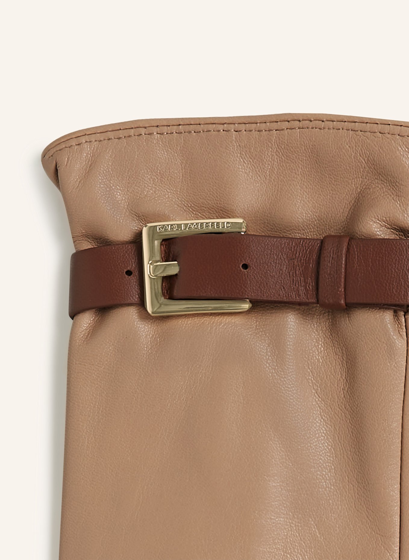 KARL LAGERFELD Handschuhe: BRAUN