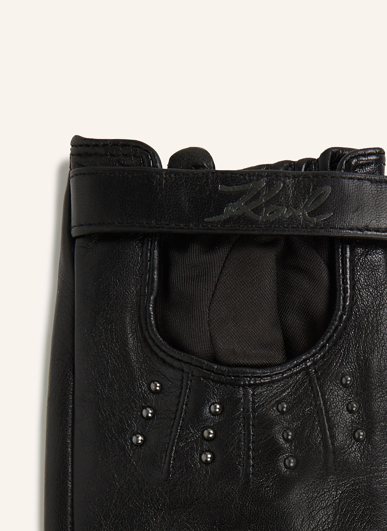 KARL LAGERFELD Handschuhe: SCHWARZ