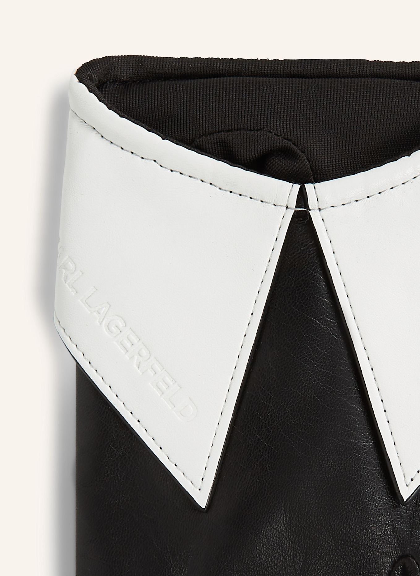 KARL LAGERFELD Handschuhe: SCHWARZ