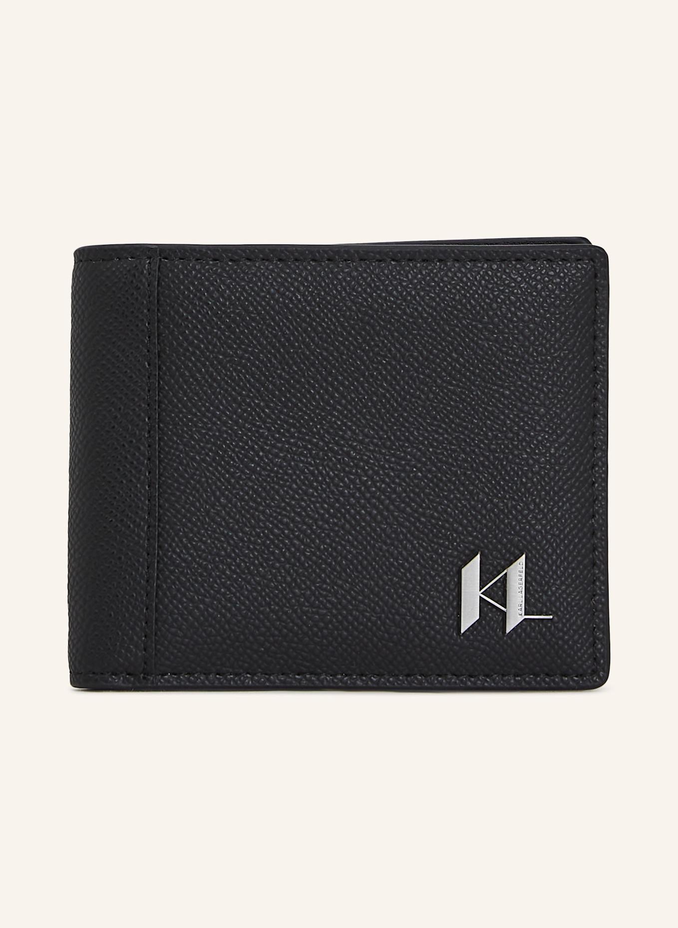 KARL LAGERFELD Geldbörse: SCHWARZ