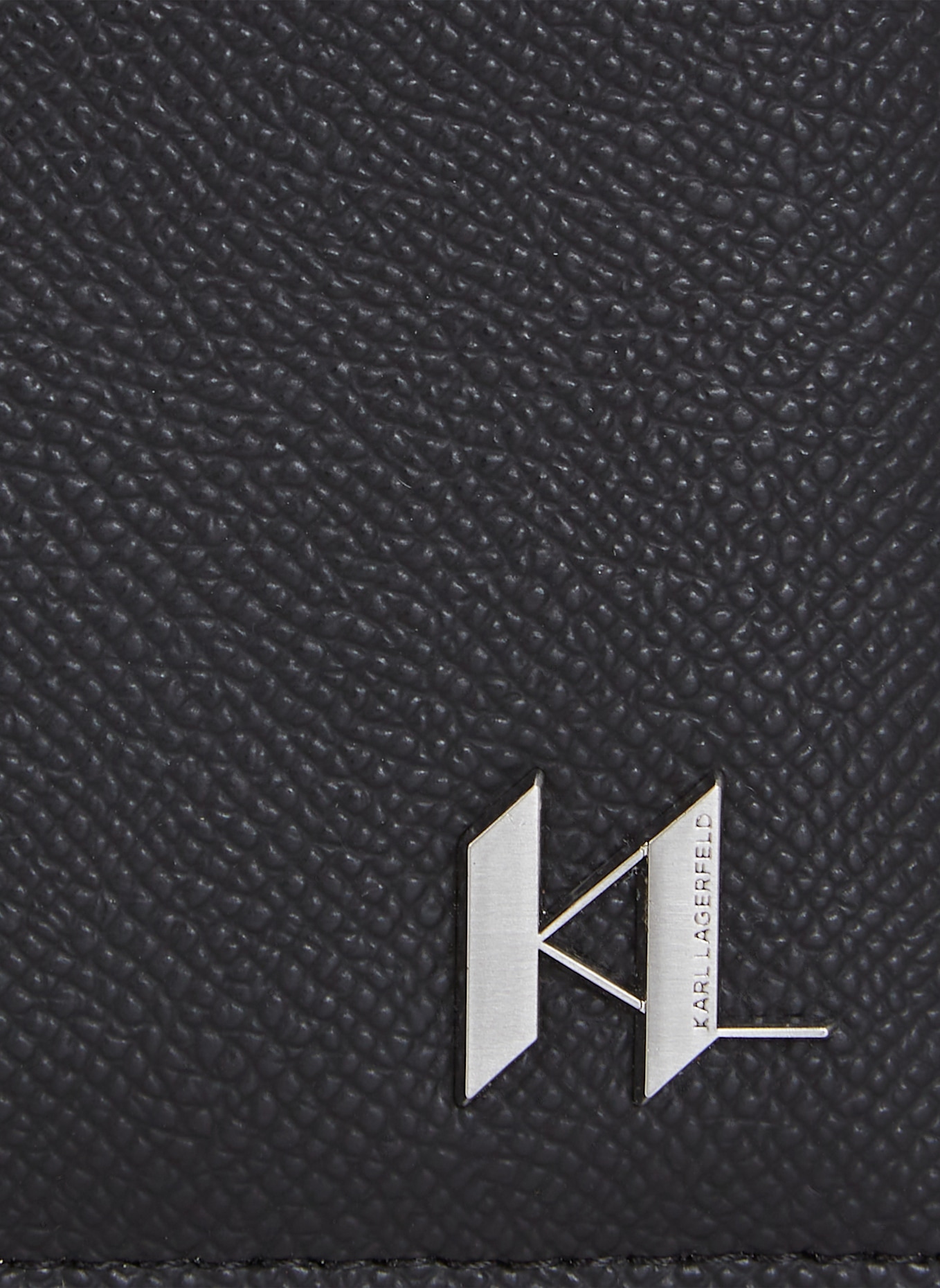 KARL LAGERFELD Geldbörse: SCHWARZ