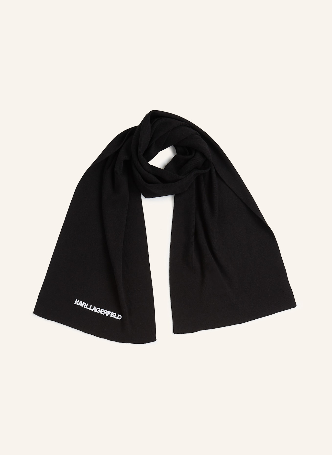 KARL LAGERFELD Schal: SCHWARZ