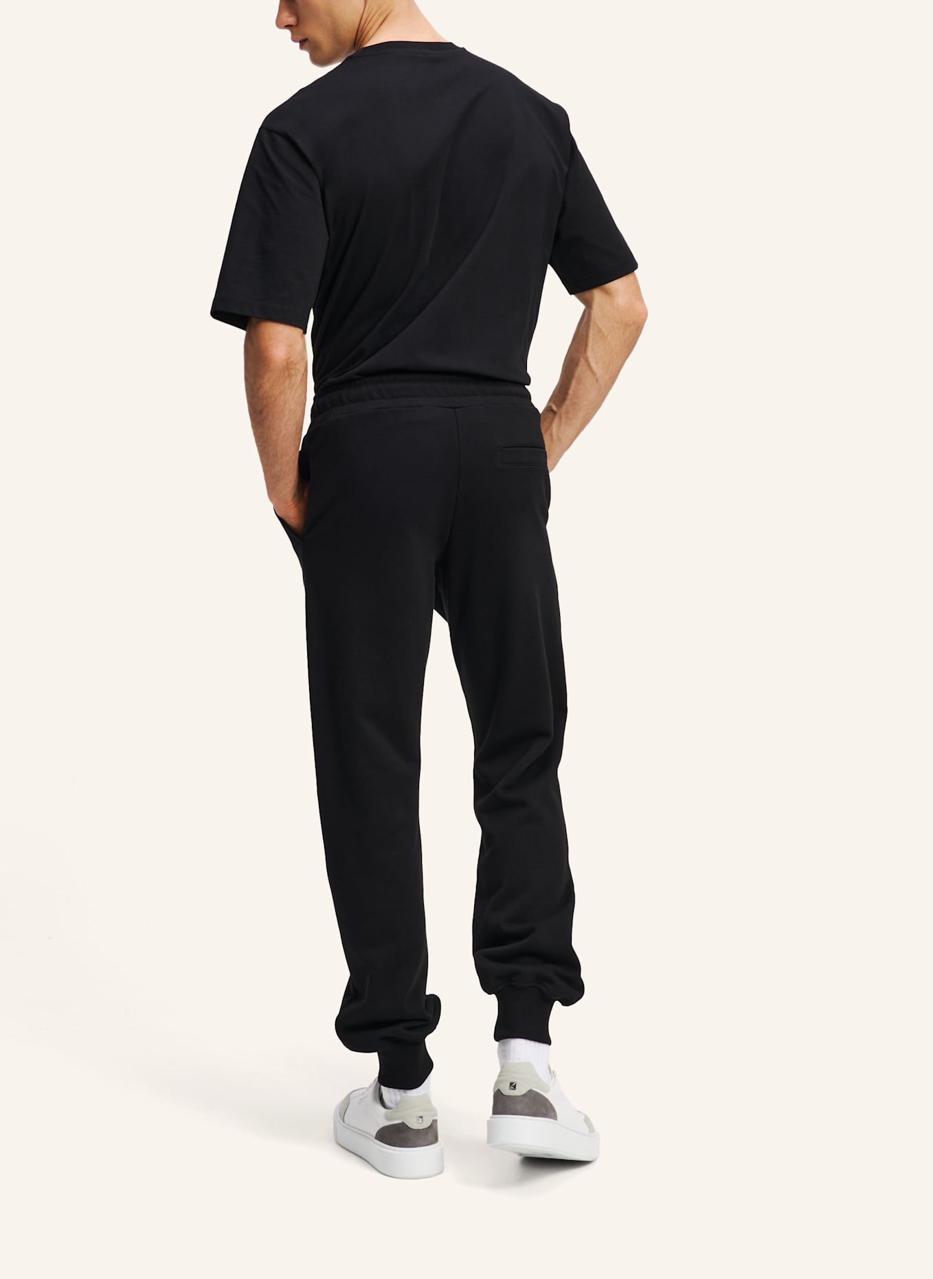 KARL LAGERFELD Hose: SCHWARZ