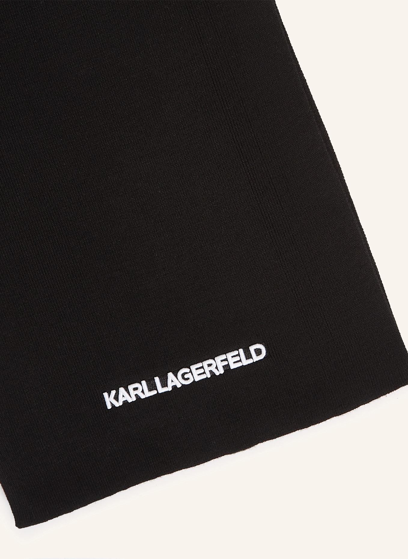 KARL LAGERFELD Schal: SCHWARZ