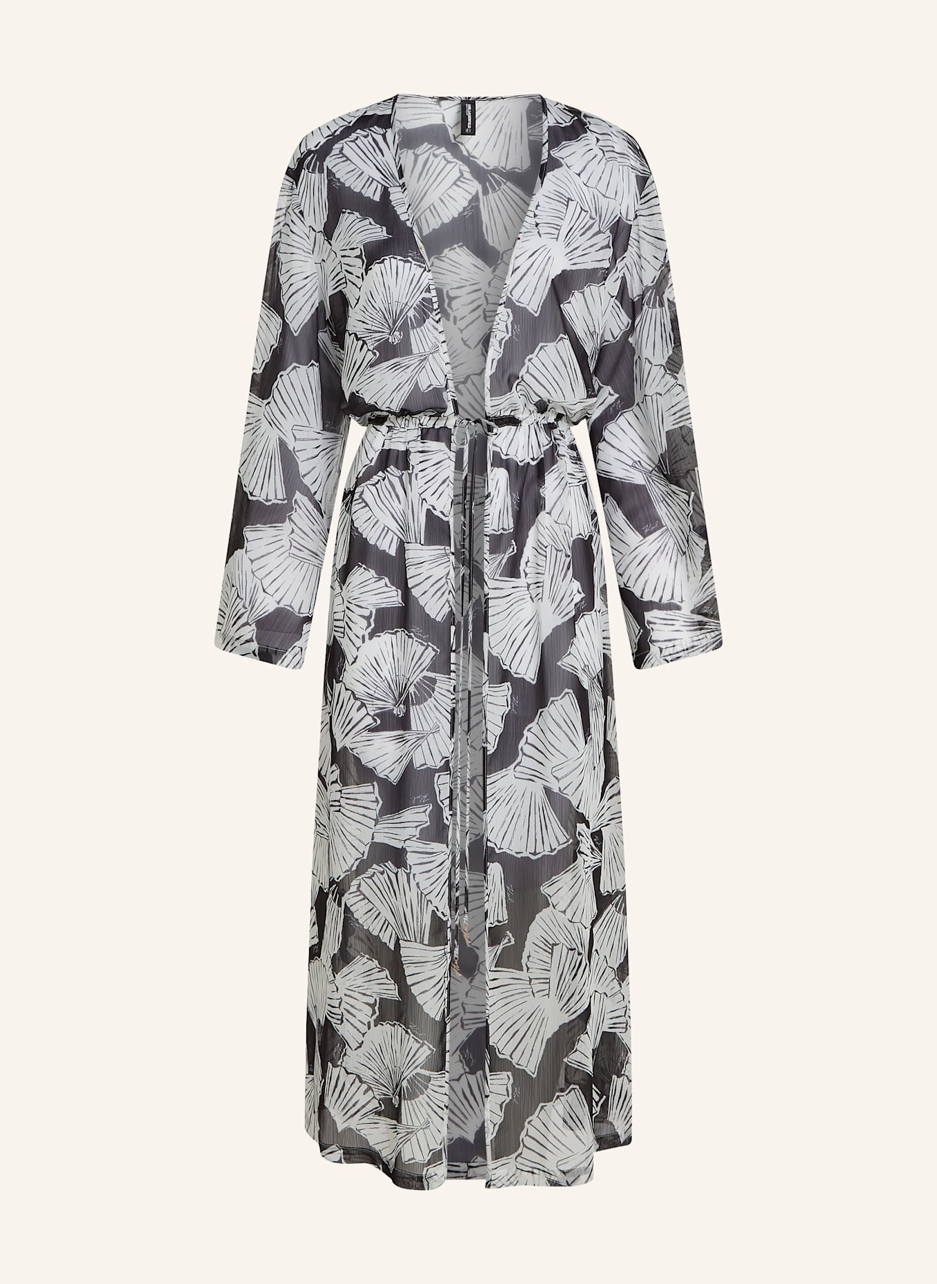 KARL LAGERFELD Strandkleid: SCHWARZ