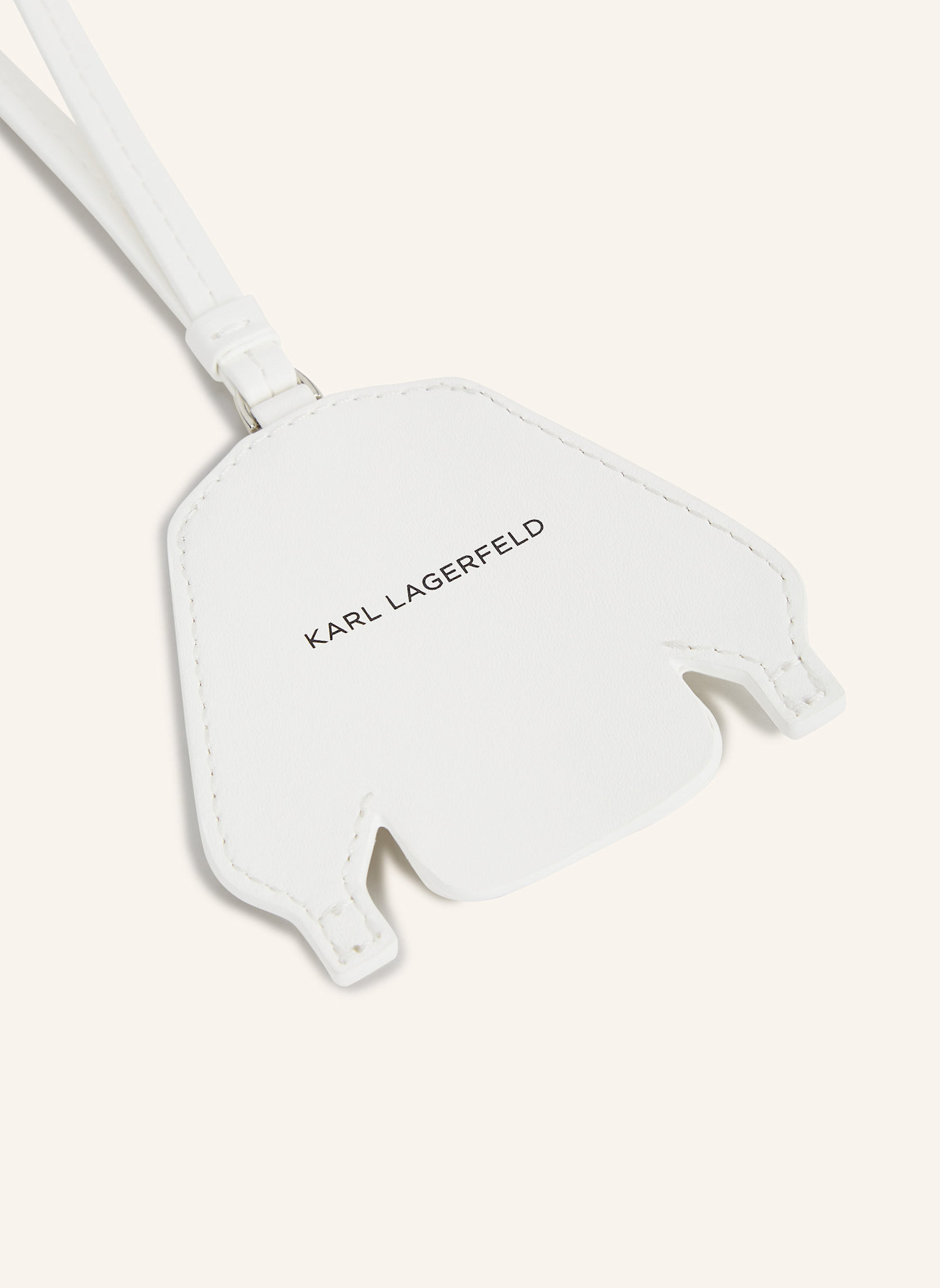 KARL LAGERFELD Schlüsselanhänger: WEISS