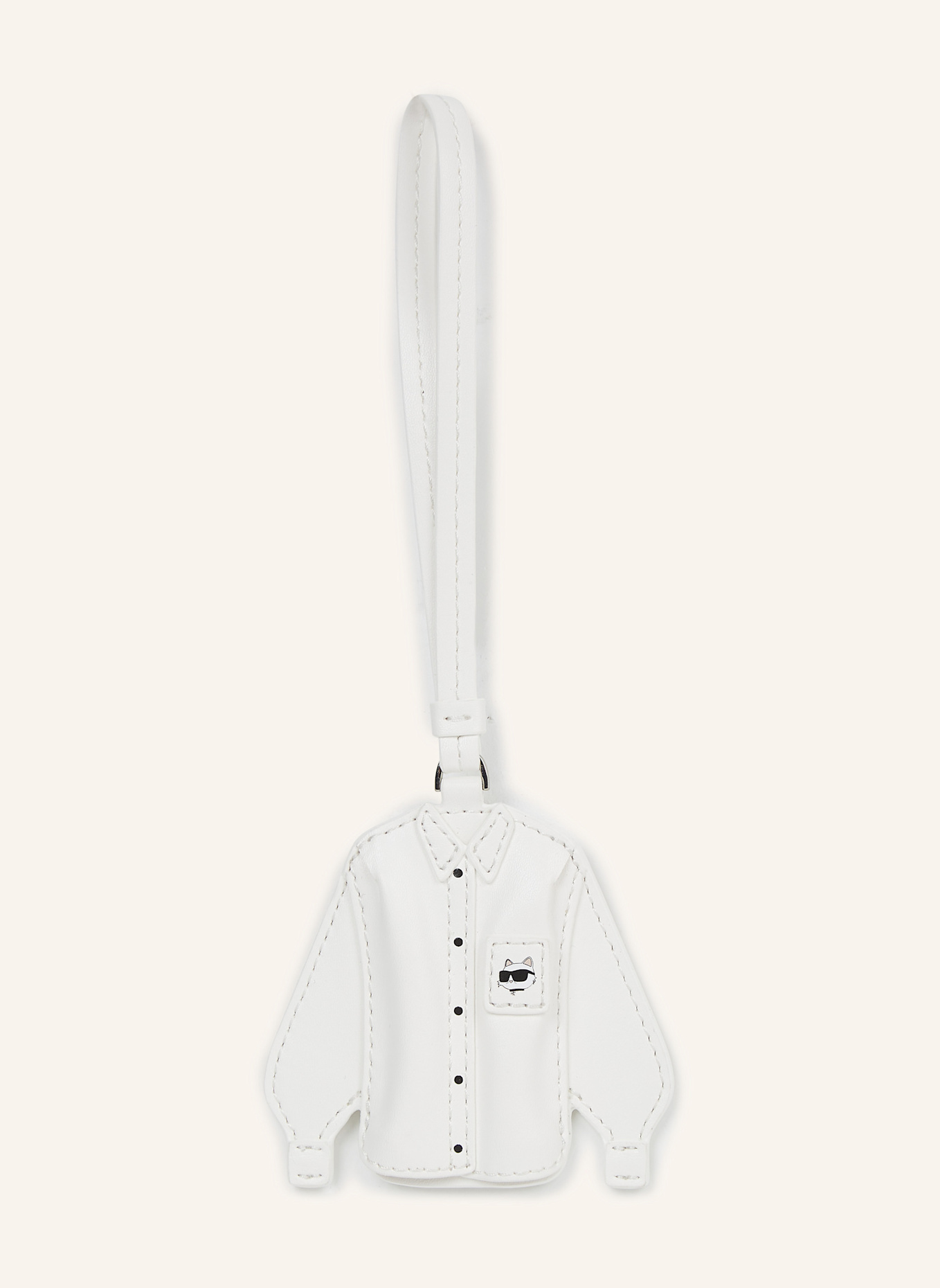 KARL LAGERFELD Schlüsselanhänger: WEISS