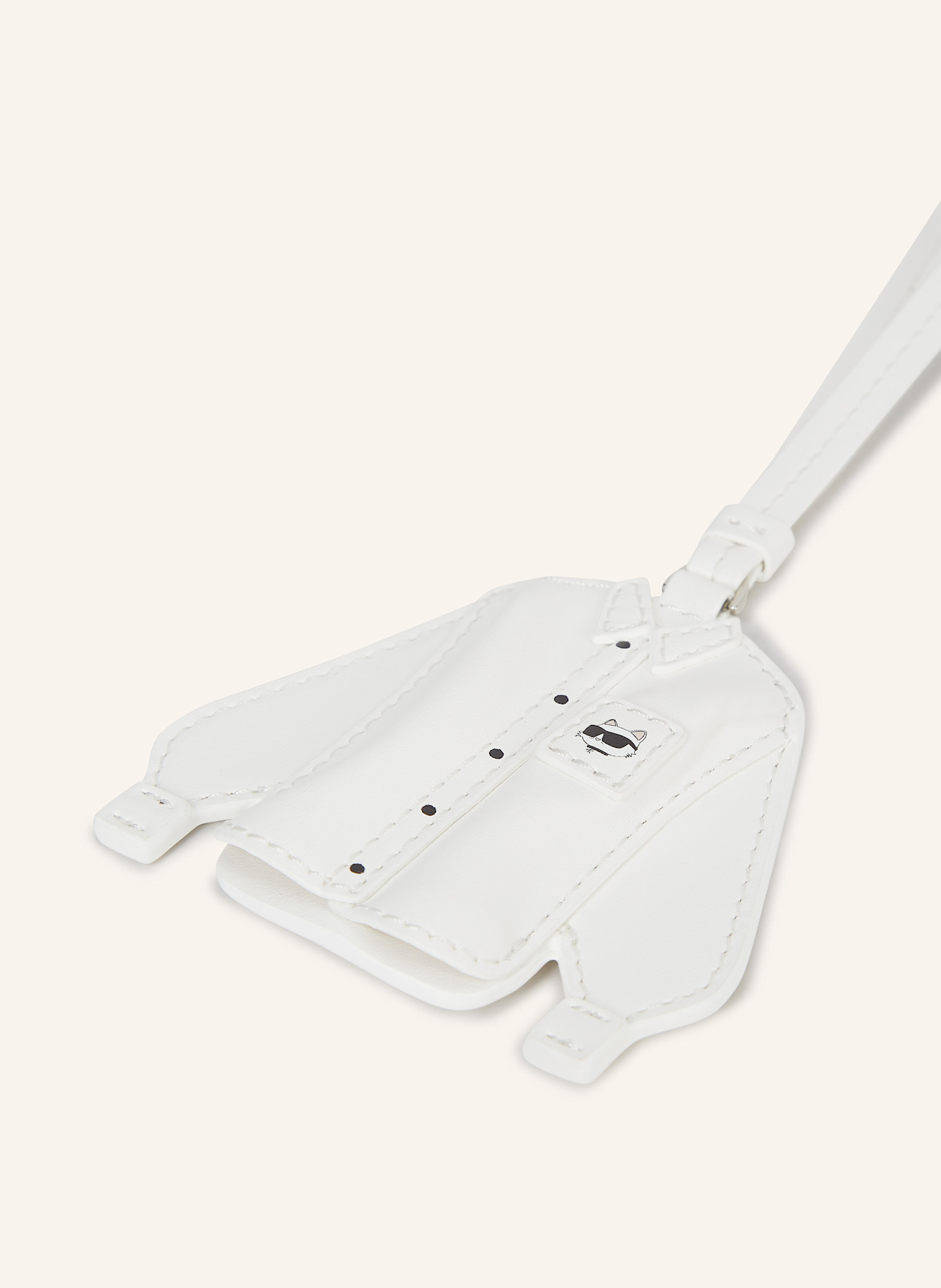 KARL LAGERFELD Schlüsselanhänger: WEISS