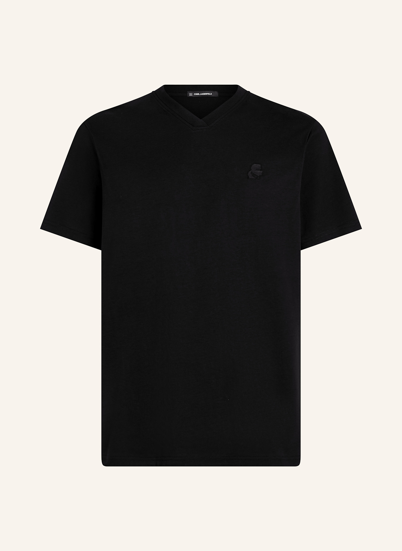 KARL LAGERFELD T-shirt: SCHWARZ
