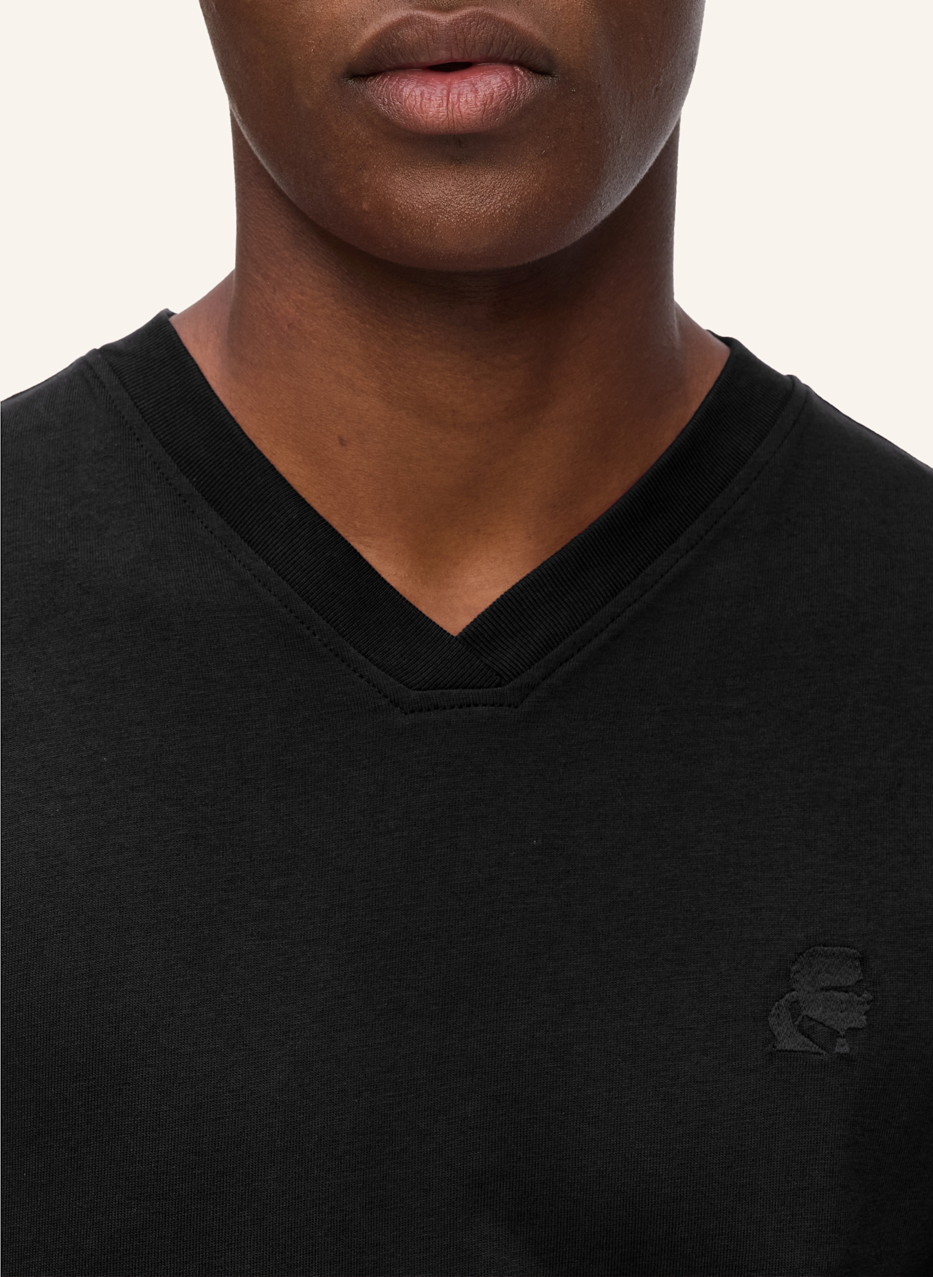 KARL LAGERFELD T-shirt: SCHWARZ