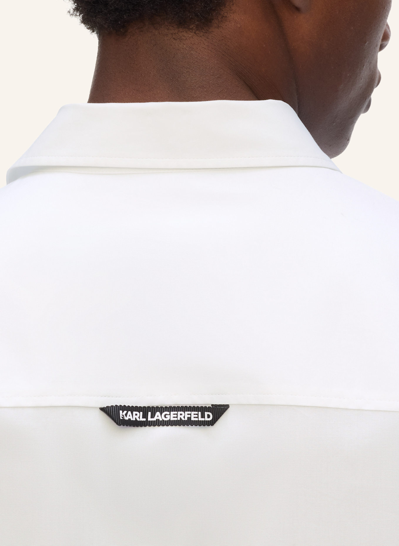 KARL LAGERFELD Hemd: WEISS