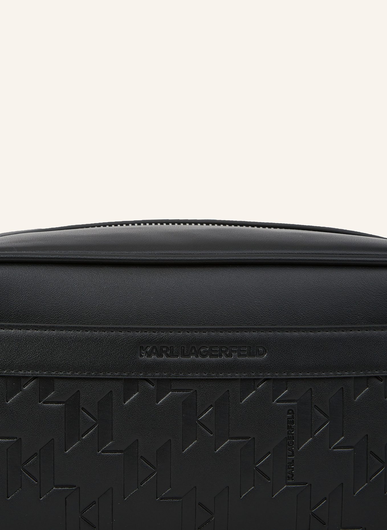 KARL LAGERFELD Kosmetiktasche: SCHWARZ