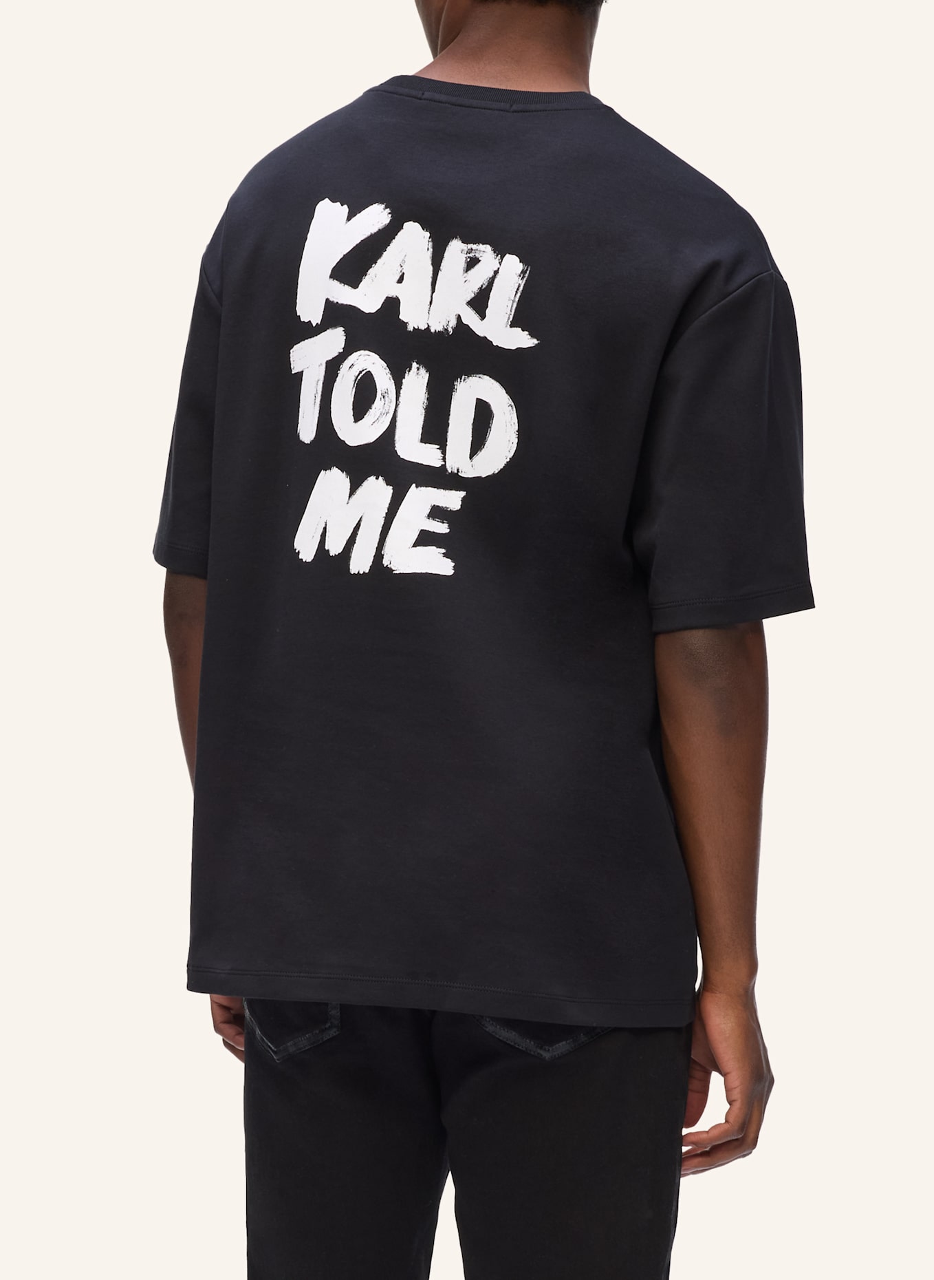KARL LAGERFELD T-shirt: SCHWARZ