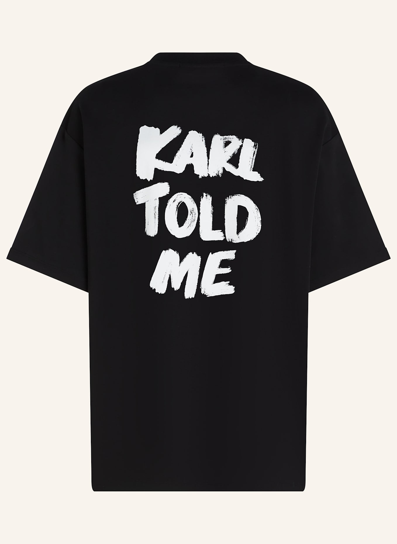 KARL LAGERFELD T-shirt: SCHWARZ