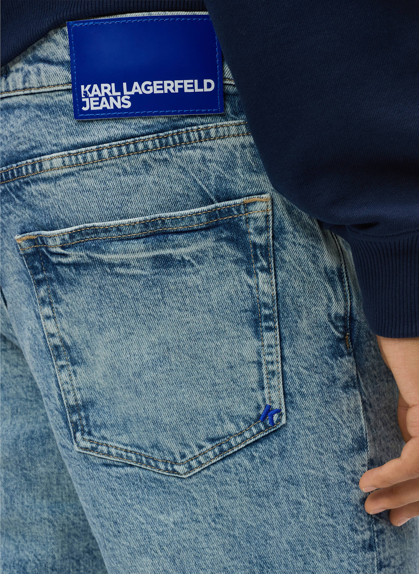 KARL LAGERFELD JEANS Jeans: BLAU