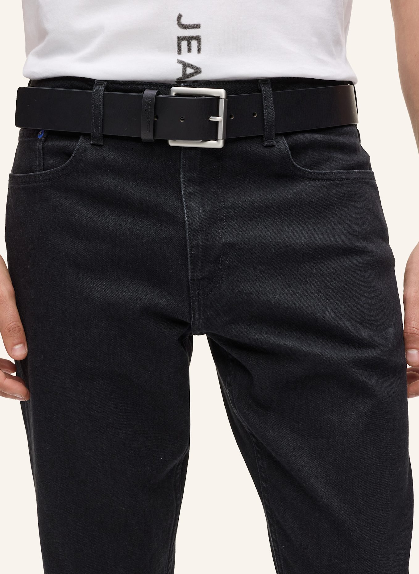KARL LAGERFELD JEANS Gürtel: SCHWARZ