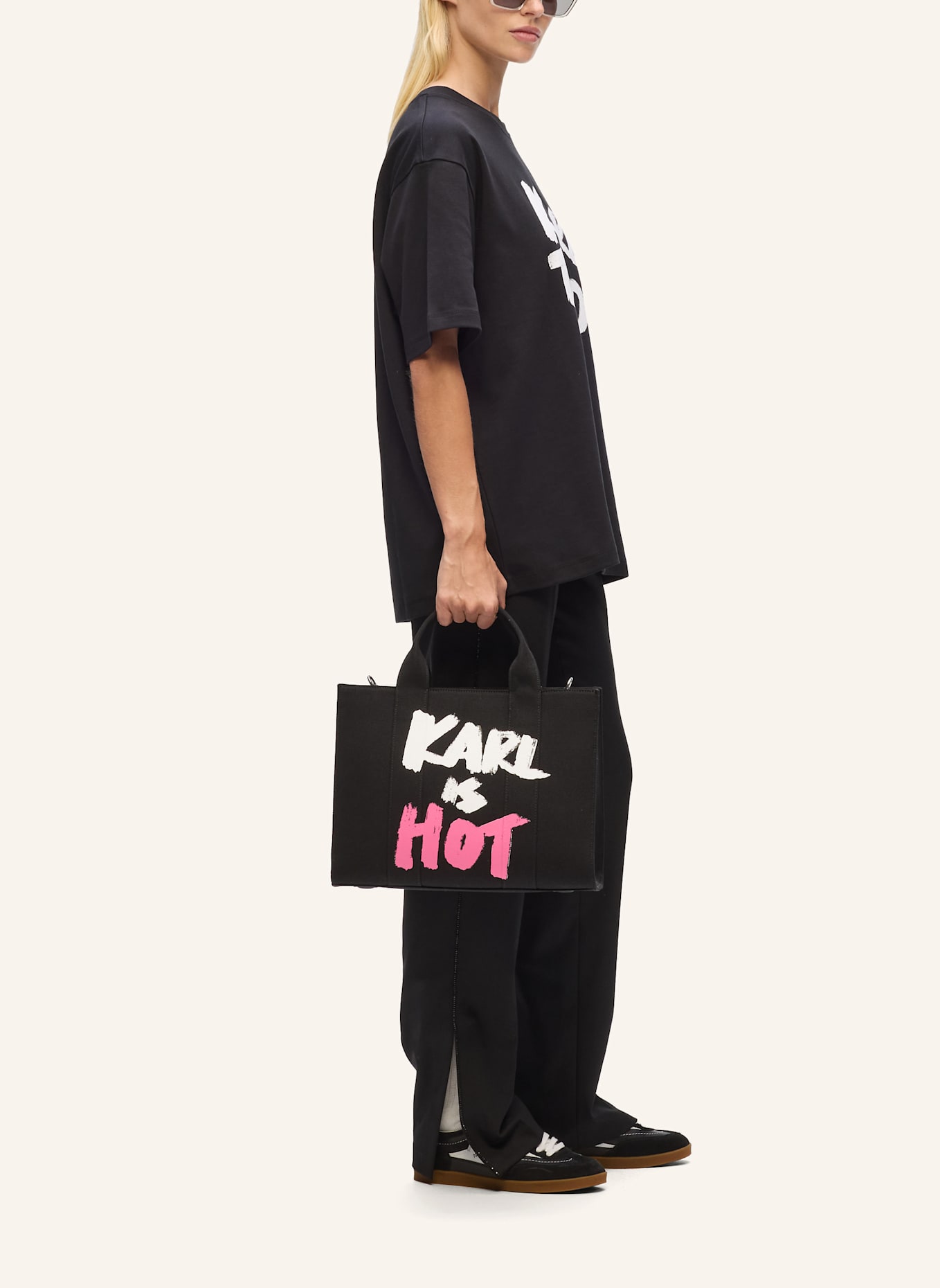 KARL LAGERFELD Shopper: SCHWARZ