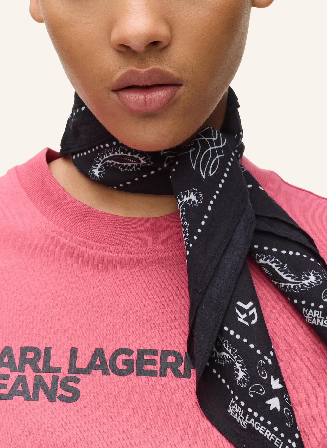 KARL LAGERFELD JEANS Schal: SCHWARZ