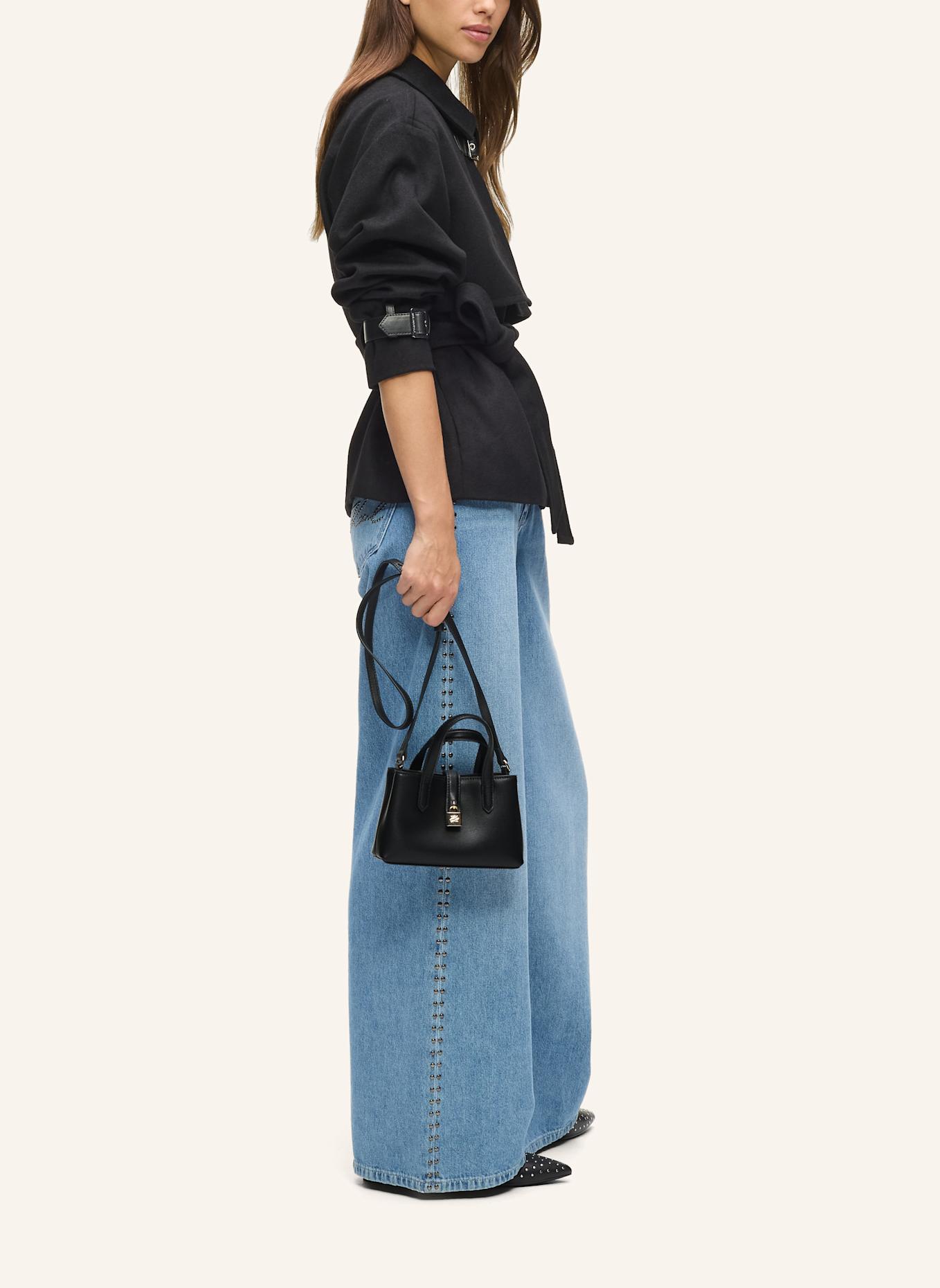 KARL LAGERFELD Pouch: SCHWARZ/ GOLD