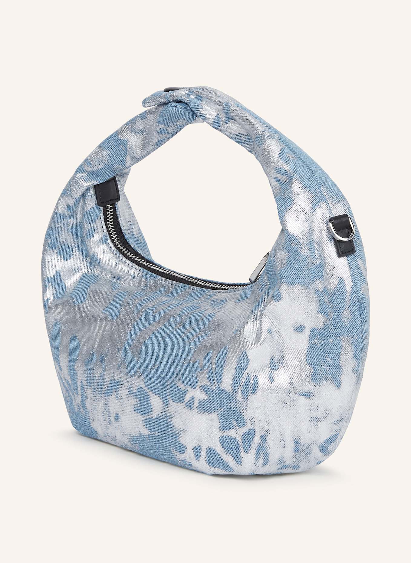 KARL LAGERFELD JEANS Hobo-Bag: SILBER