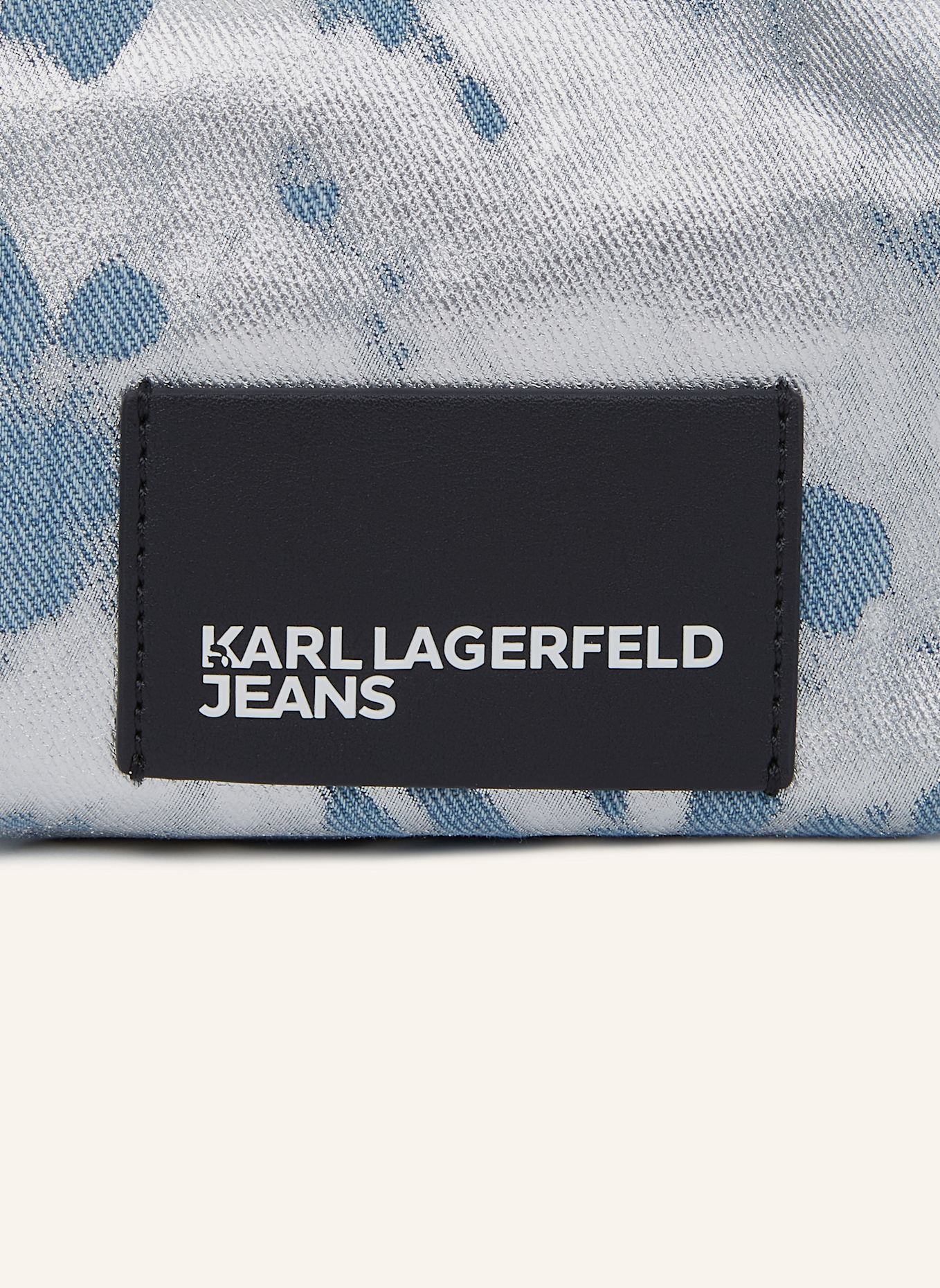 KARL LAGERFELD JEANS Hobo-Bag: SILBER