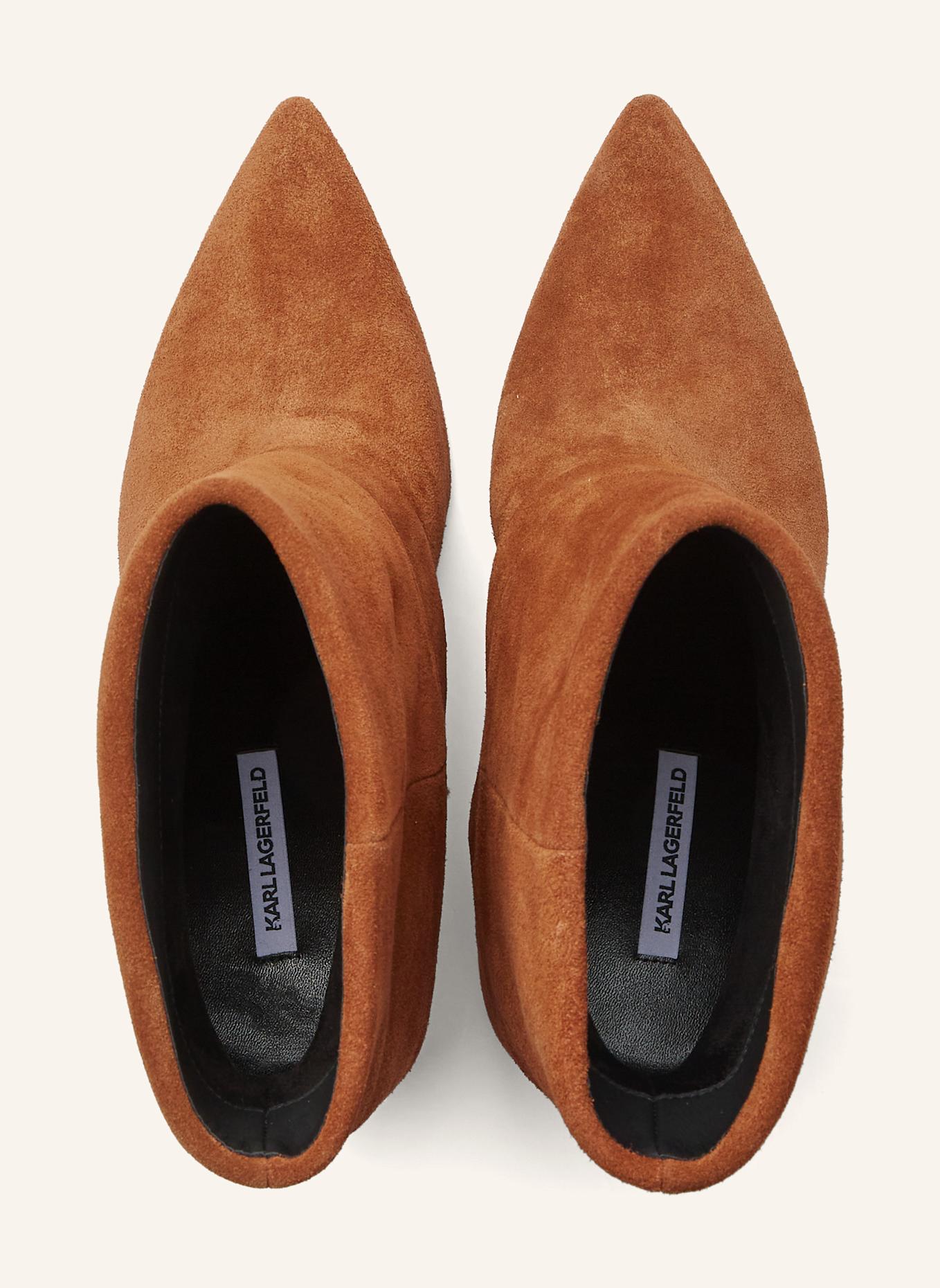 KARL LAGERFELD Stiefel: BRAUN