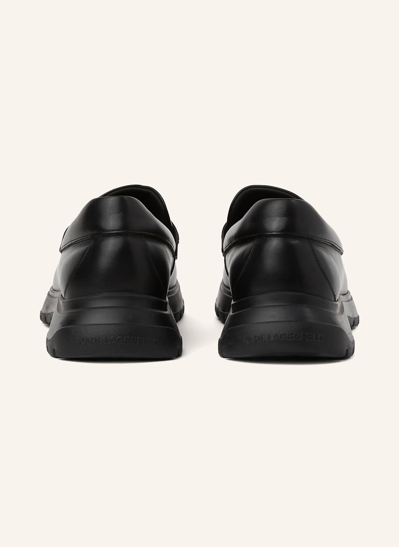 KARL LAGERFELD Flache Schuhe: SCHWARZ