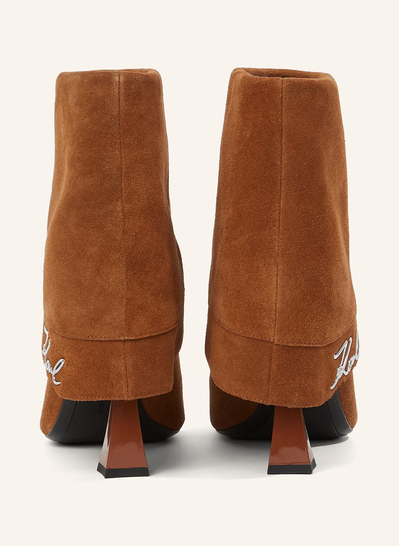 KARL LAGERFELD Stiefel: BRAUN