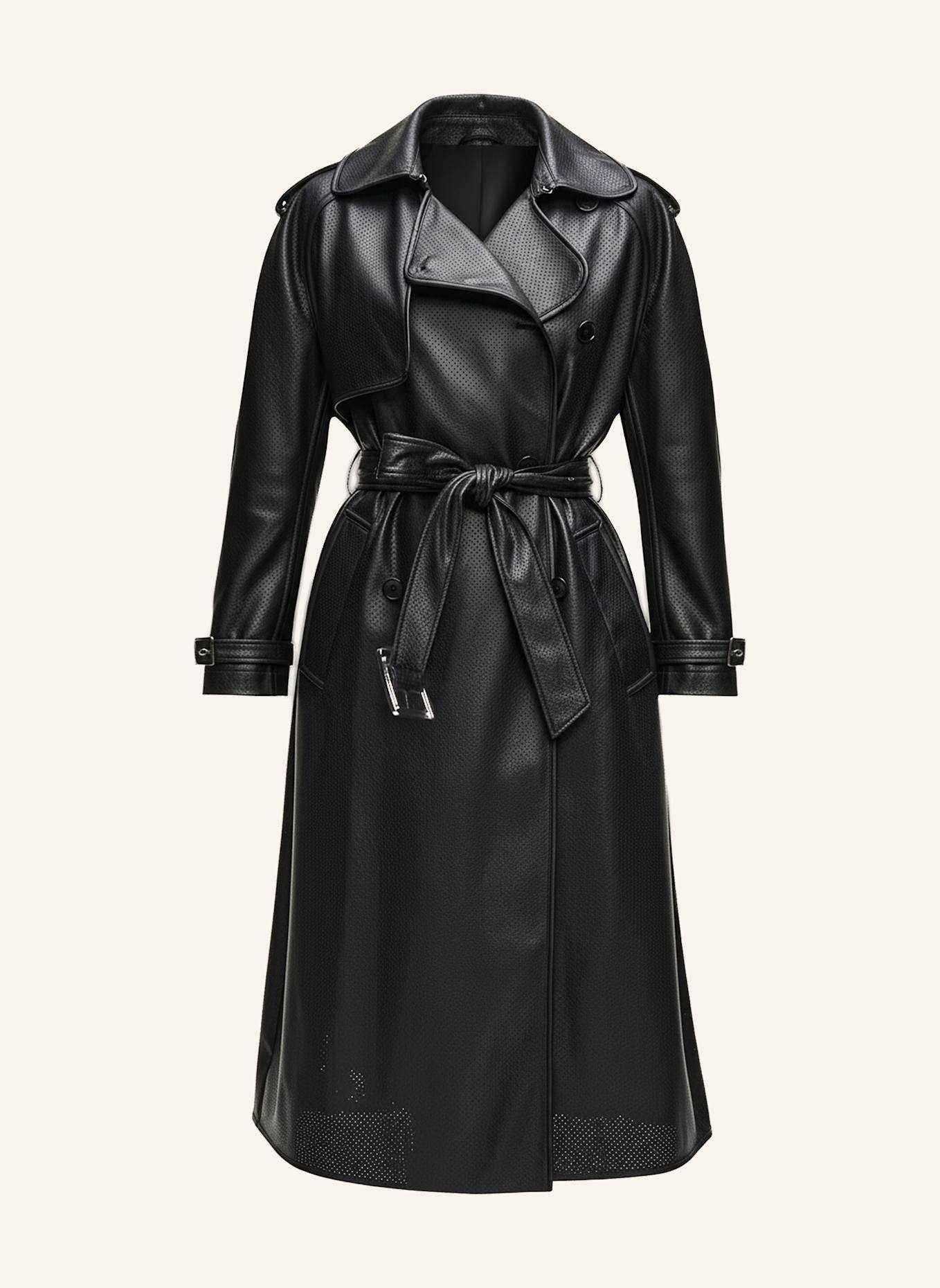 KARL LAGERFELD Mantel: SCHWARZ