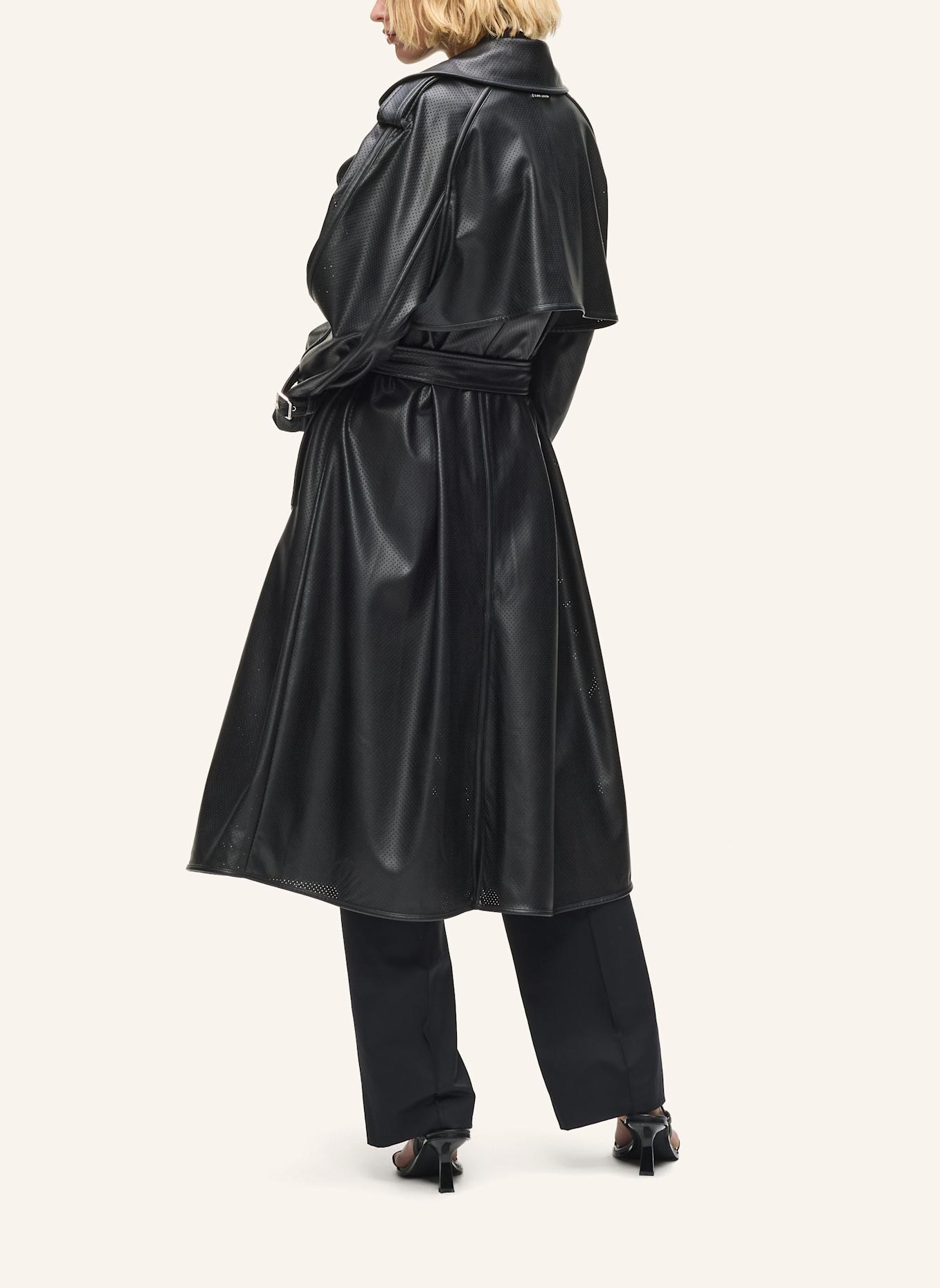 KARL LAGERFELD Mantel: SCHWARZ