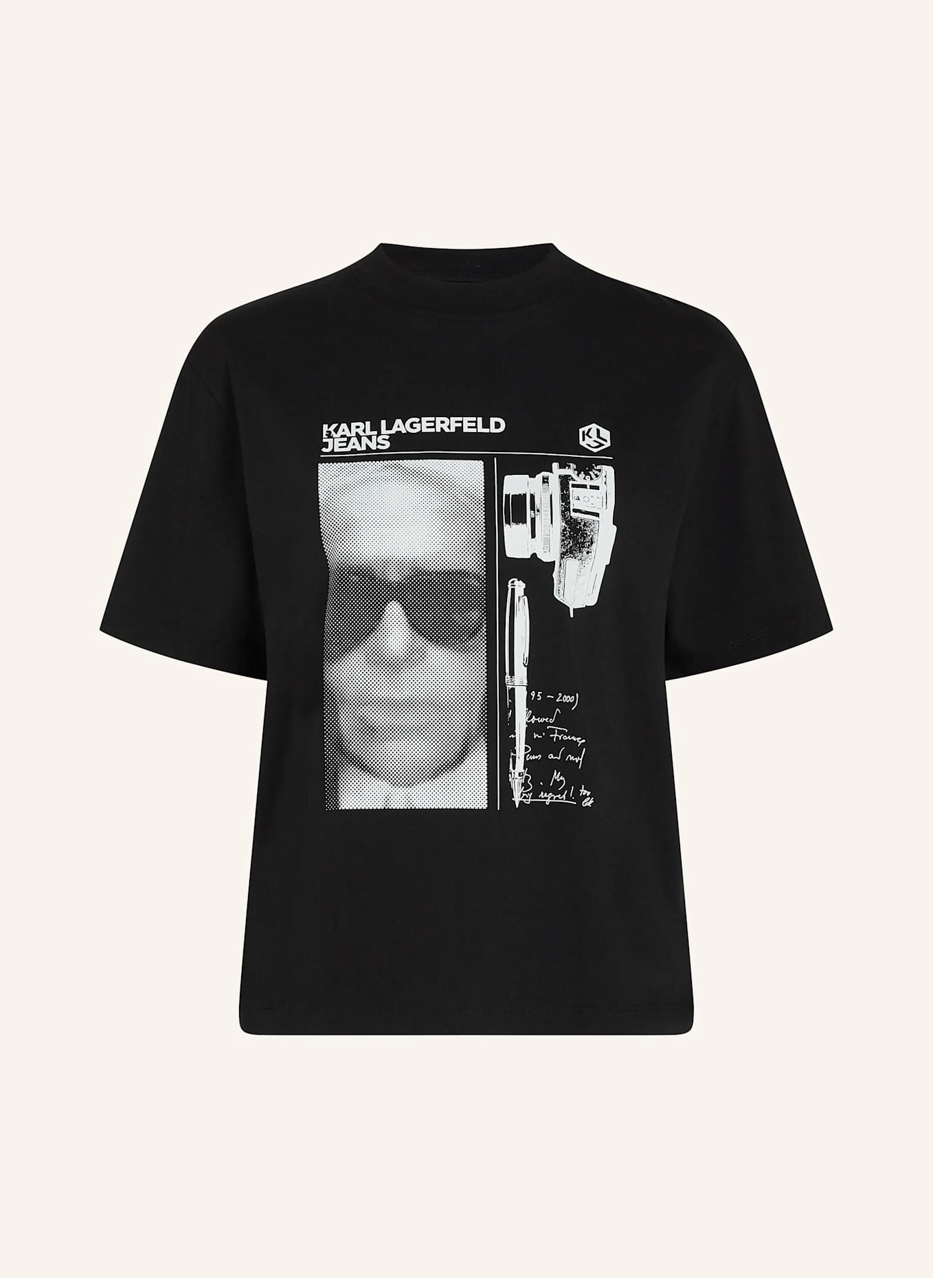 KARL LAGERFELD JEANS T-shirt: SCHWARZ