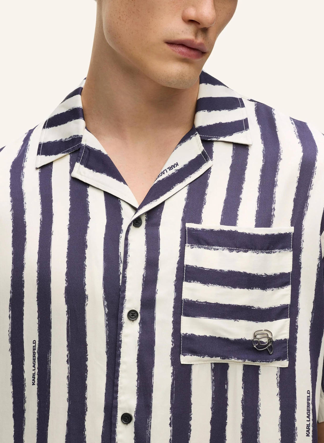 KARL LAGERFELD Hemd: BEIGE