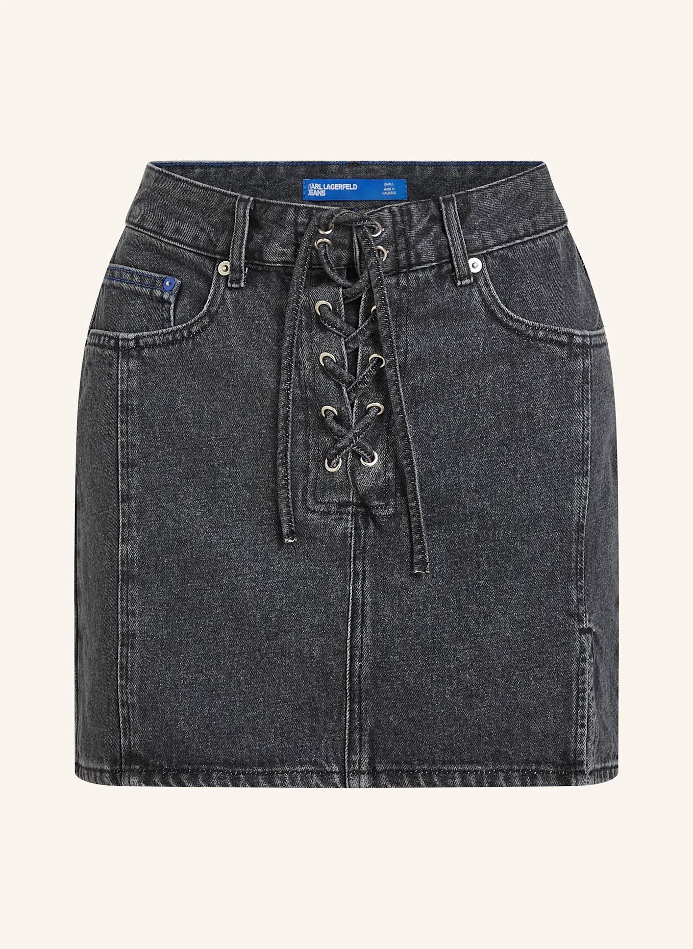 KARL LAGERFELD JEANS Rock: SCHWARZ