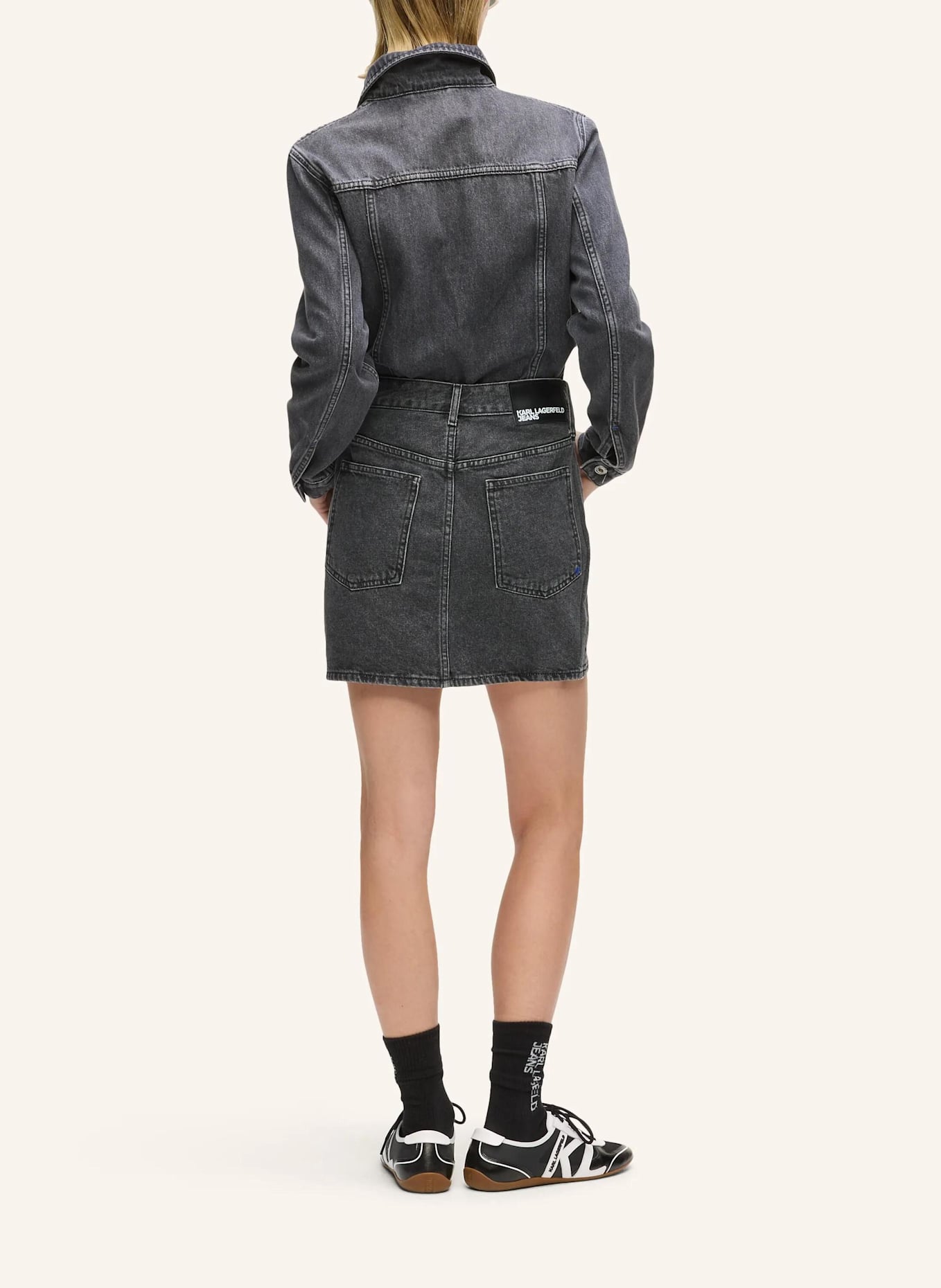 KARL LAGERFELD JEANS Rock: SCHWARZ