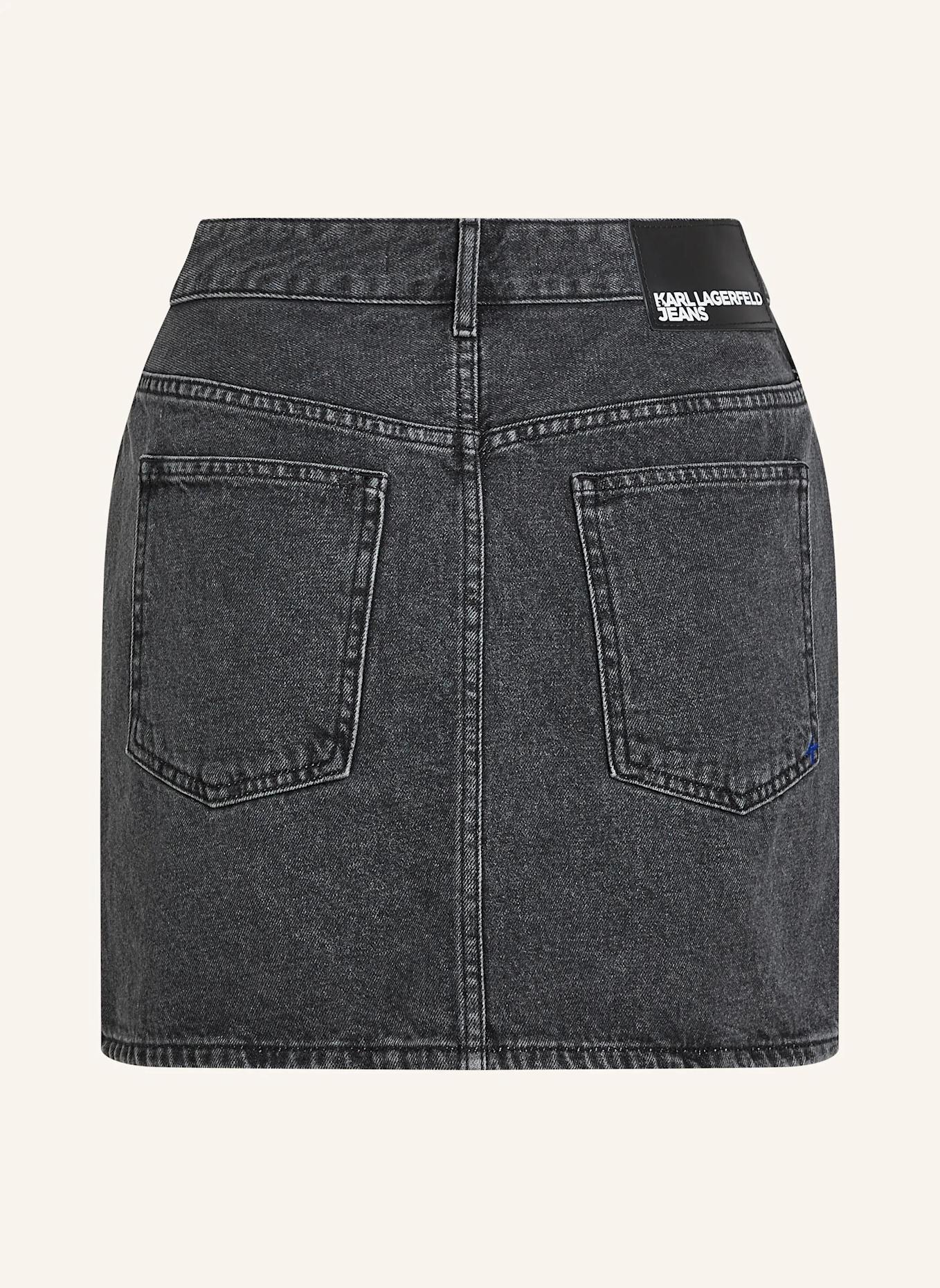 KARL LAGERFELD JEANS Rock: SCHWARZ